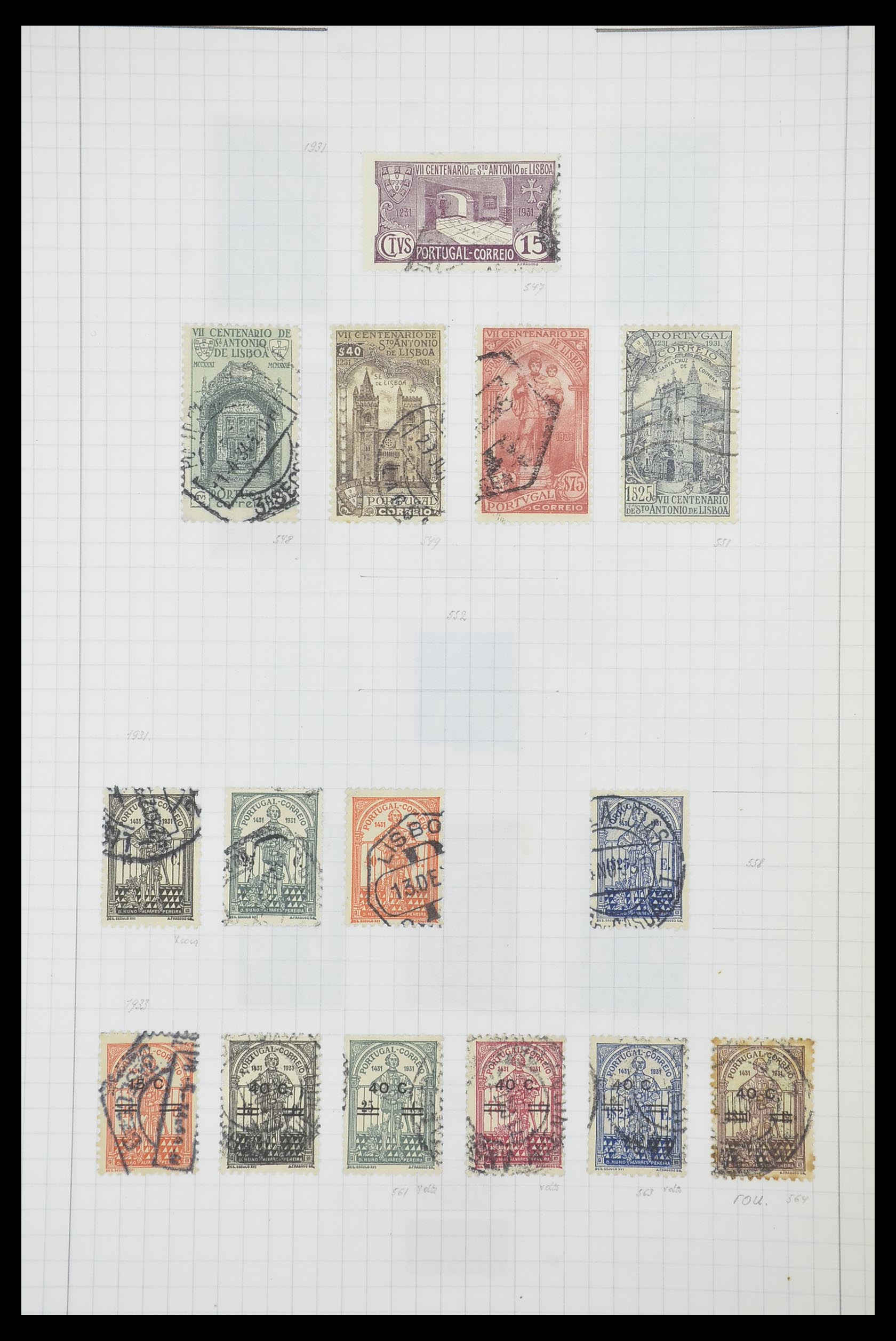 33788 035 - Postzegelverzameling 33788 Portugal 1853-1980.