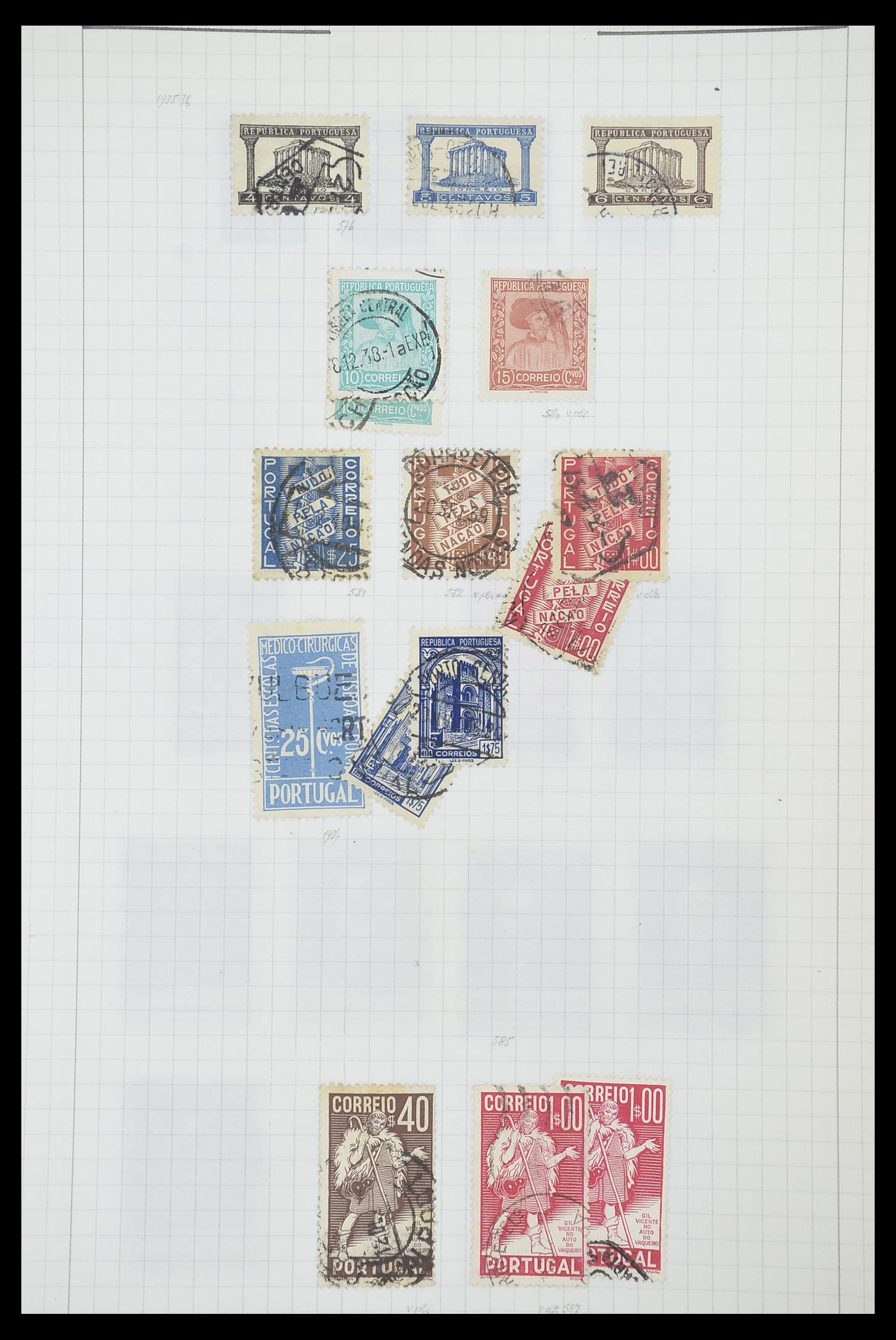 33788 037 - Postzegelverzameling 33788 Portugal 1853-1980.