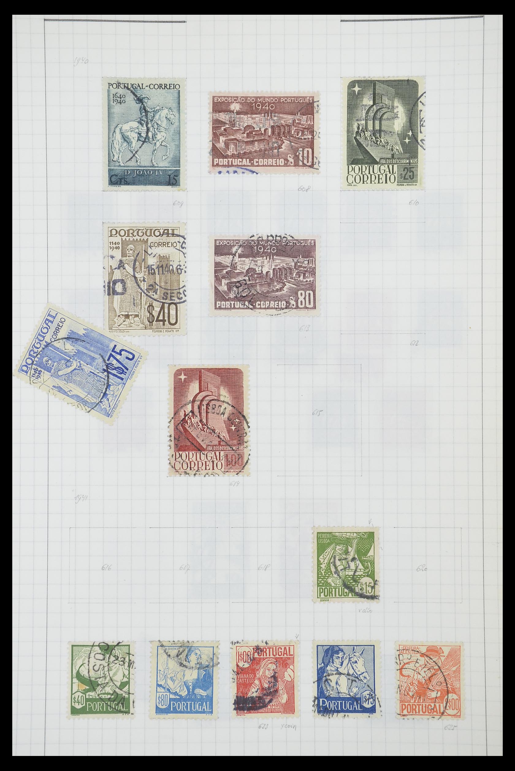 33788 039 - Postzegelverzameling 33788 Portugal 1853-1980.