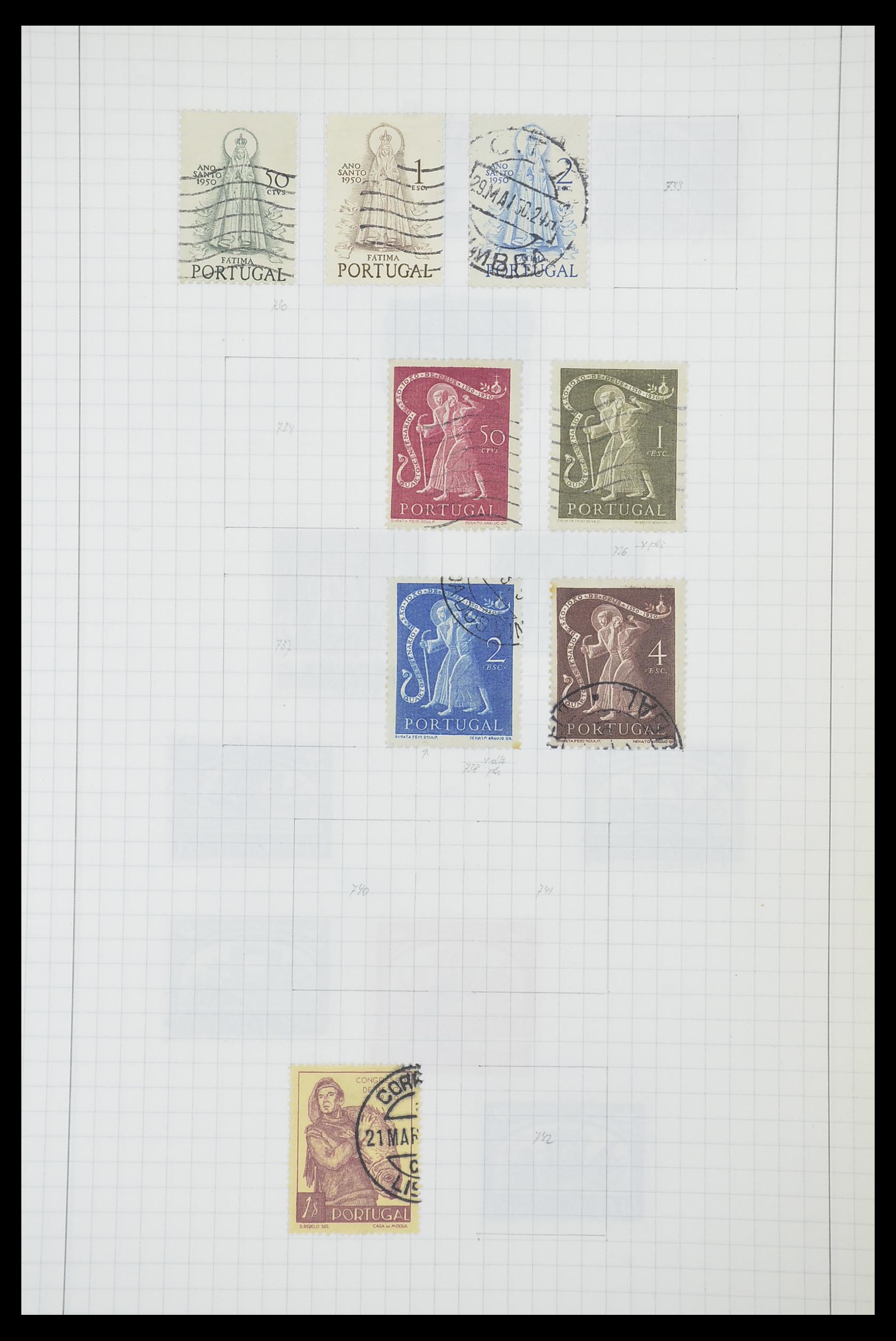 33788 046 - Postzegelverzameling 33788 Portugal 1853-1980.