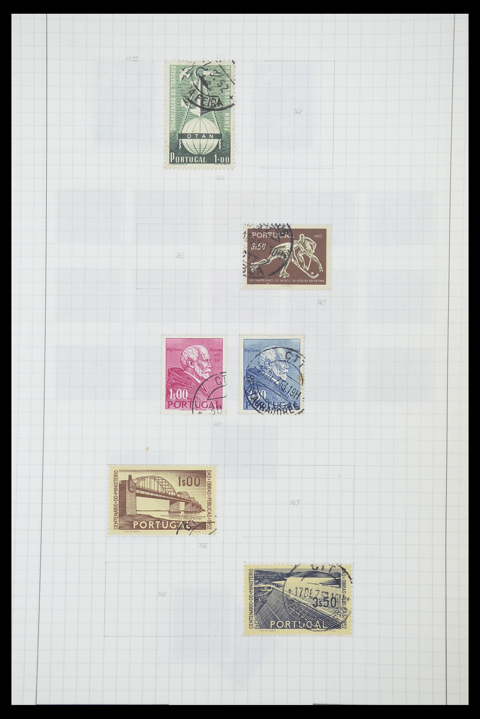 33788 048 - Postzegelverzameling 33788 Portugal 1853-1980.