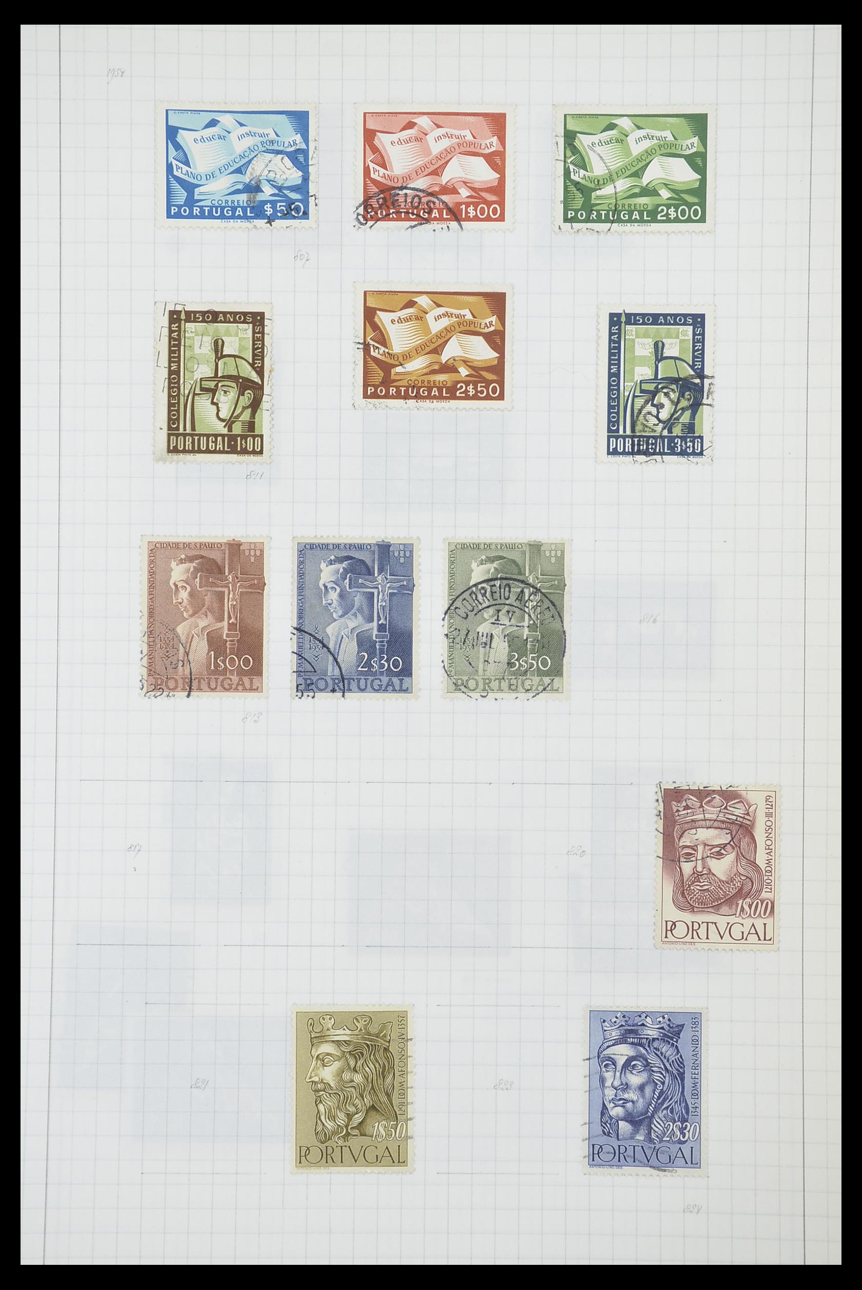 33788 051 - Postzegelverzameling 33788 Portugal 1853-1980.