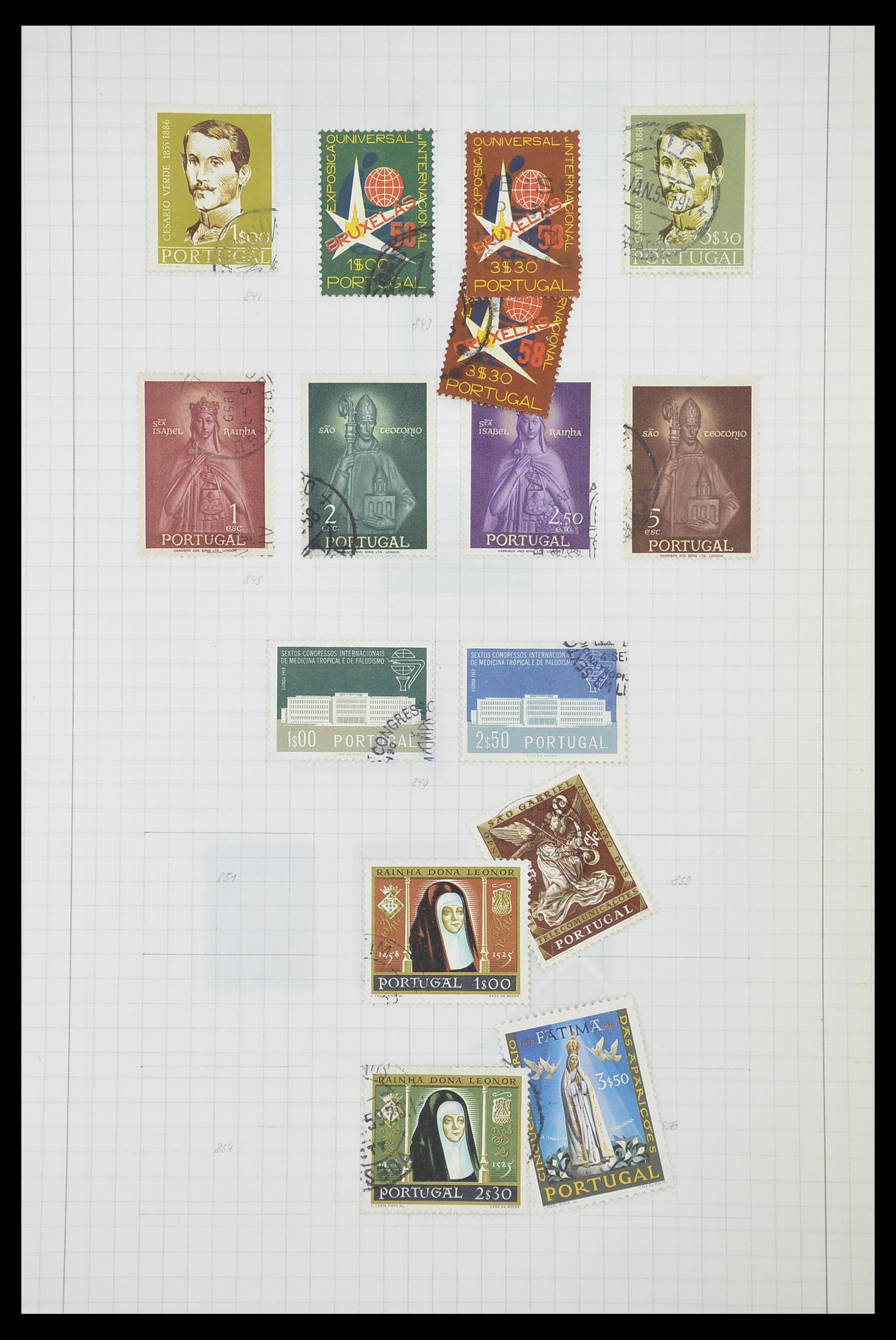 33788 053 - Postzegelverzameling 33788 Portugal 1853-1980.