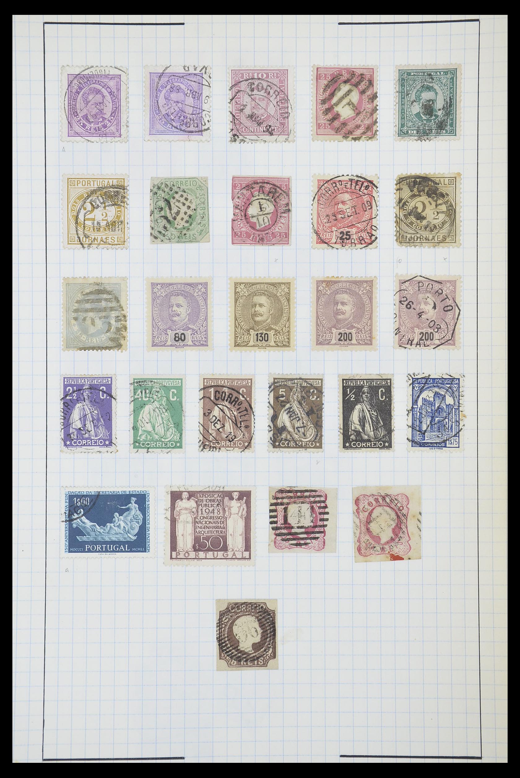 33788 075 - Postzegelverzameling 33788 Portugal 1853-1980.