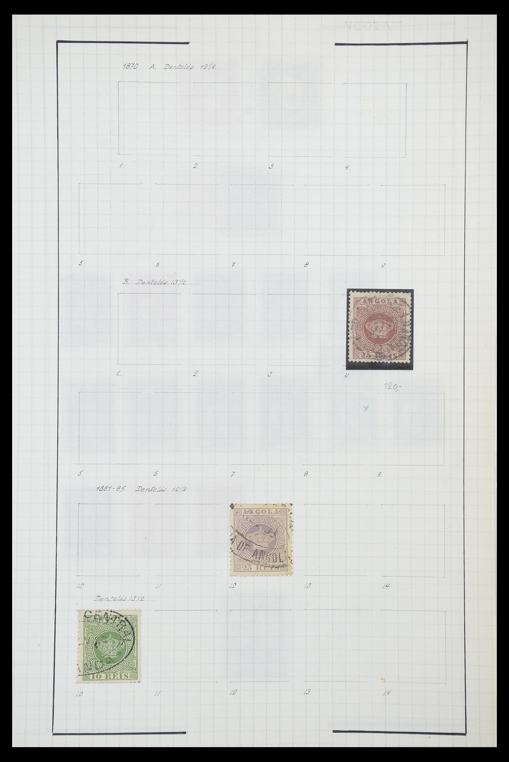33788 090 - Postzegelverzameling 33788 Portugal 1853-1980.