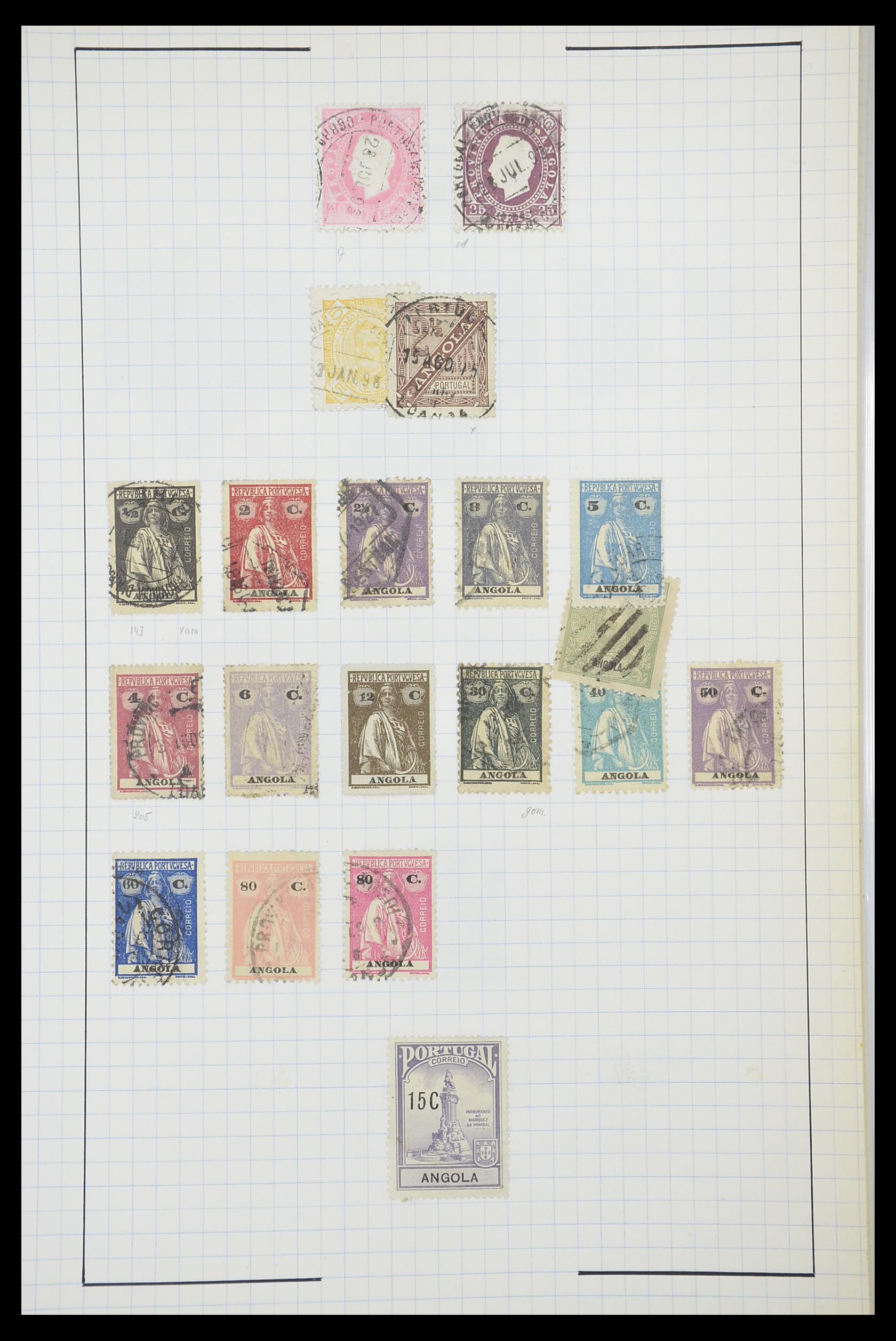 33788 091 - Postzegelverzameling 33788 Portugal 1853-1980.