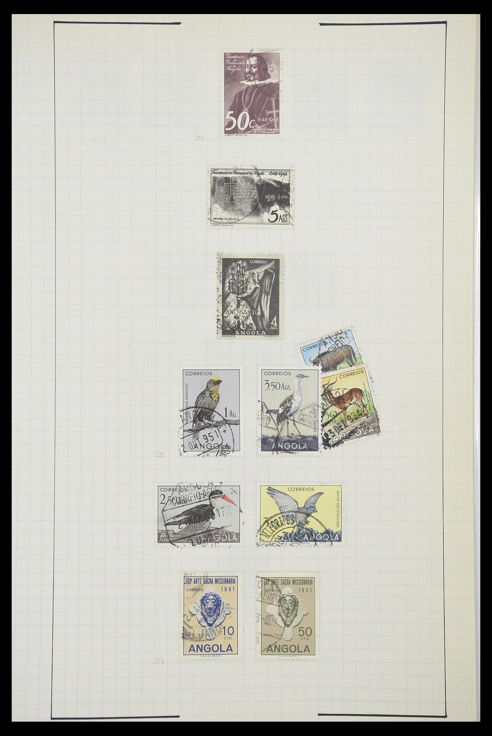 33788 093 - Postzegelverzameling 33788 Portugal 1853-1980.