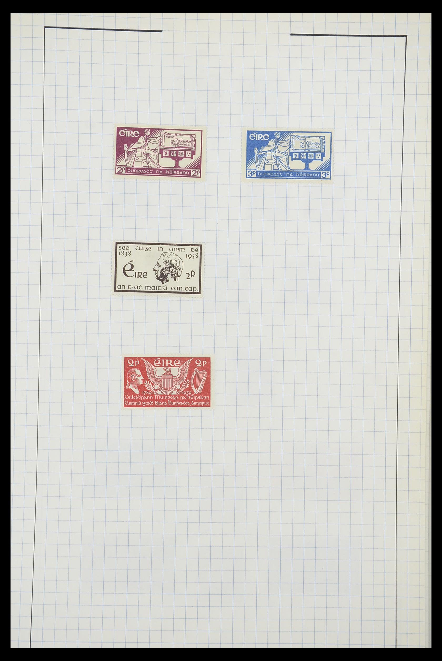 33789 009 - Postzegelverzameling 33789 Ierland 1922-1960.