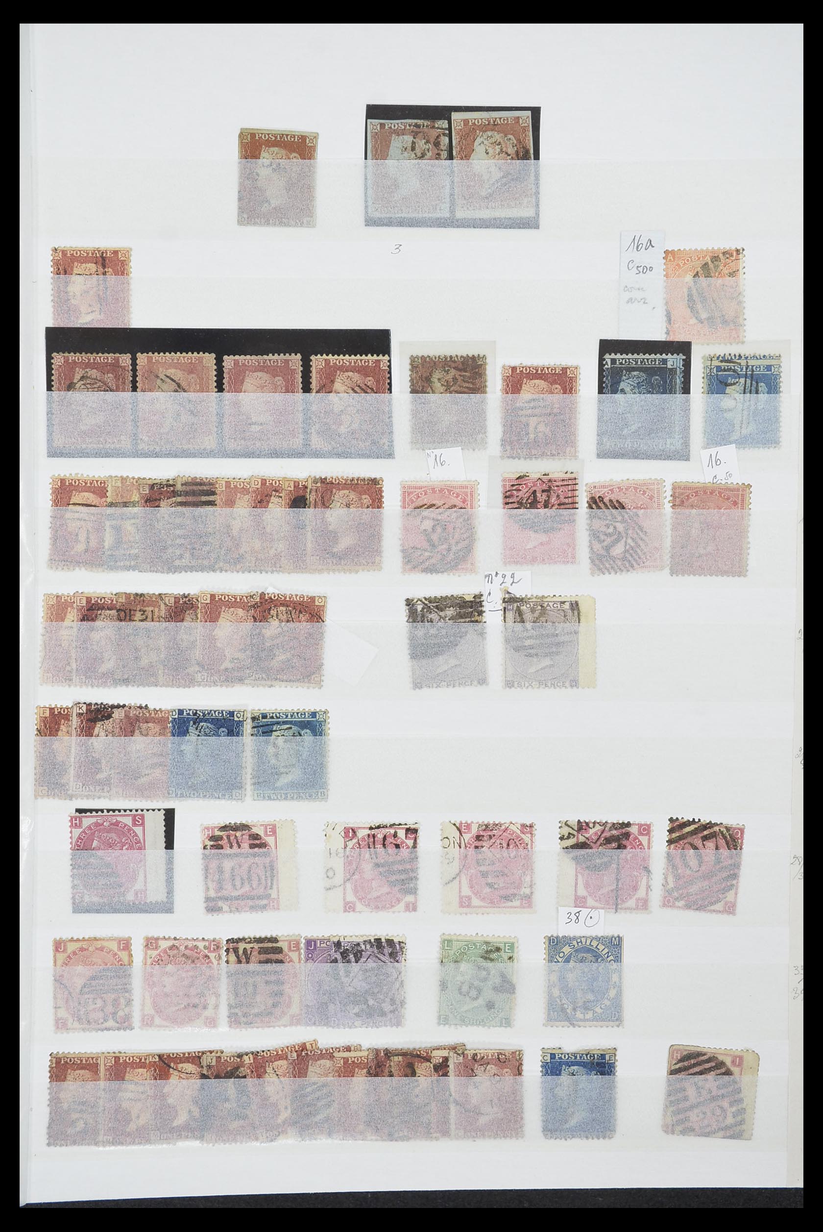 33791 001 - Postzegelverzameling 33791 Engeland 1854-2000.