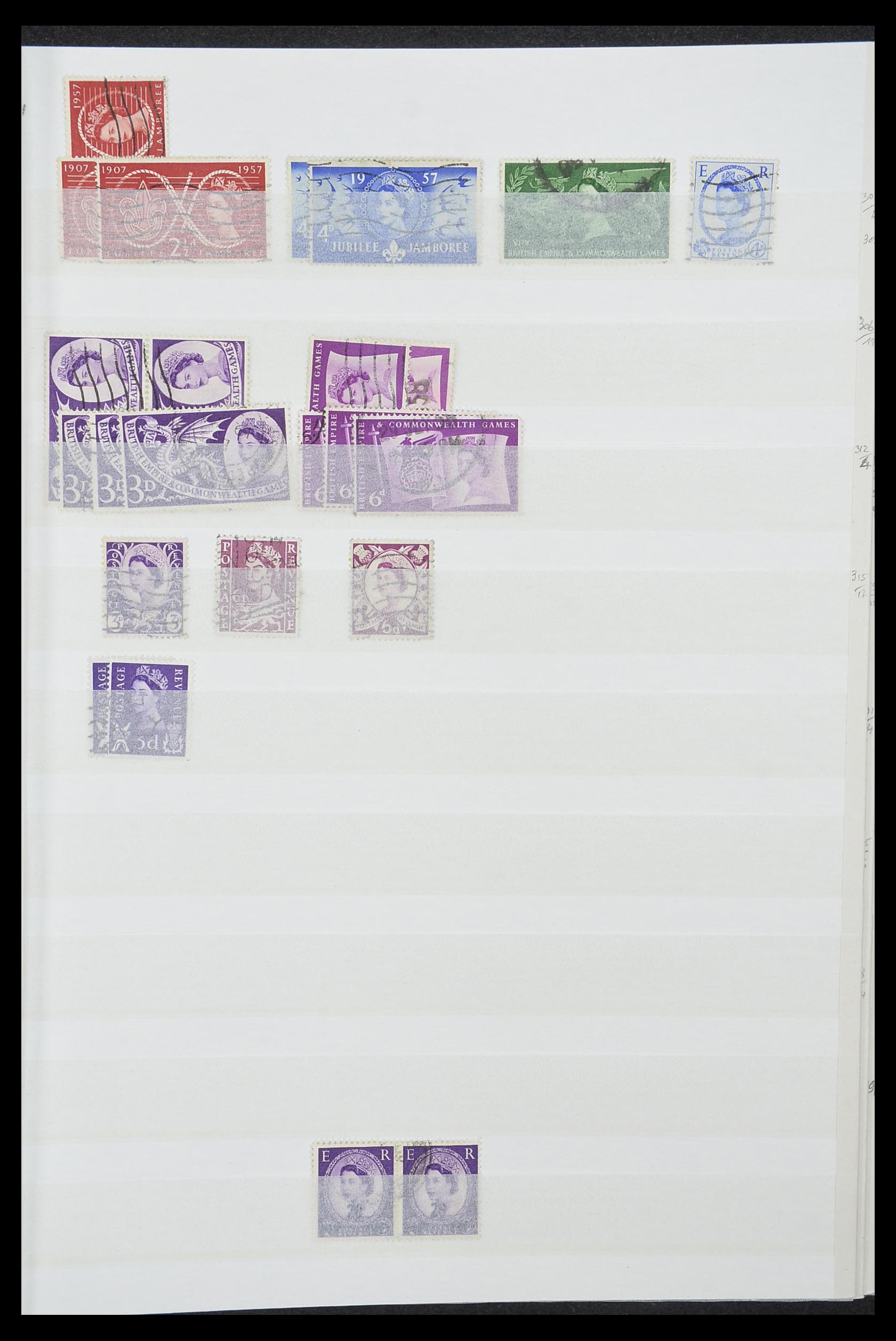 33791 009 - Postzegelverzameling 33791 Engeland 1854-2000.