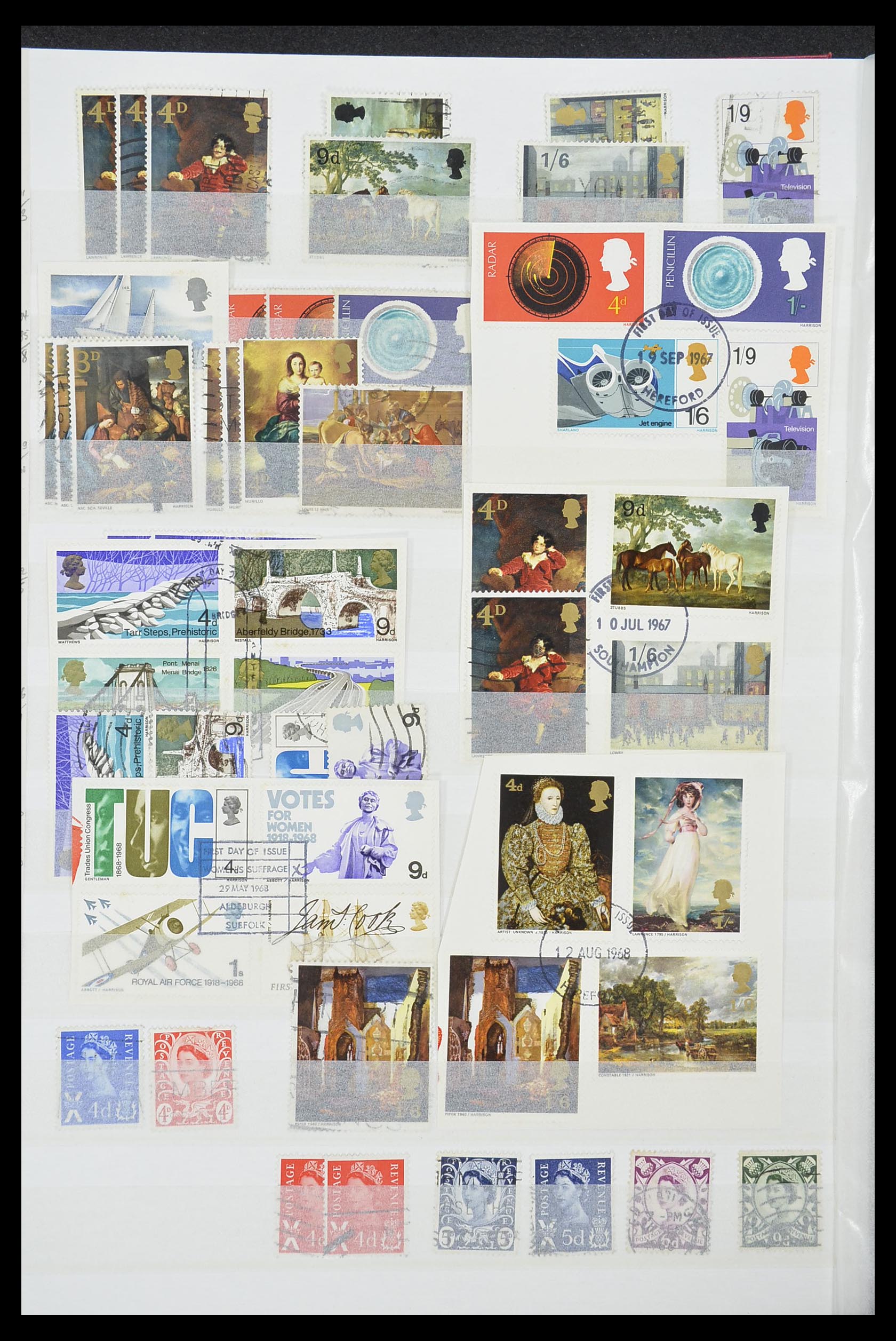 33791 014 - Postzegelverzameling 33791 Engeland 1854-2000.