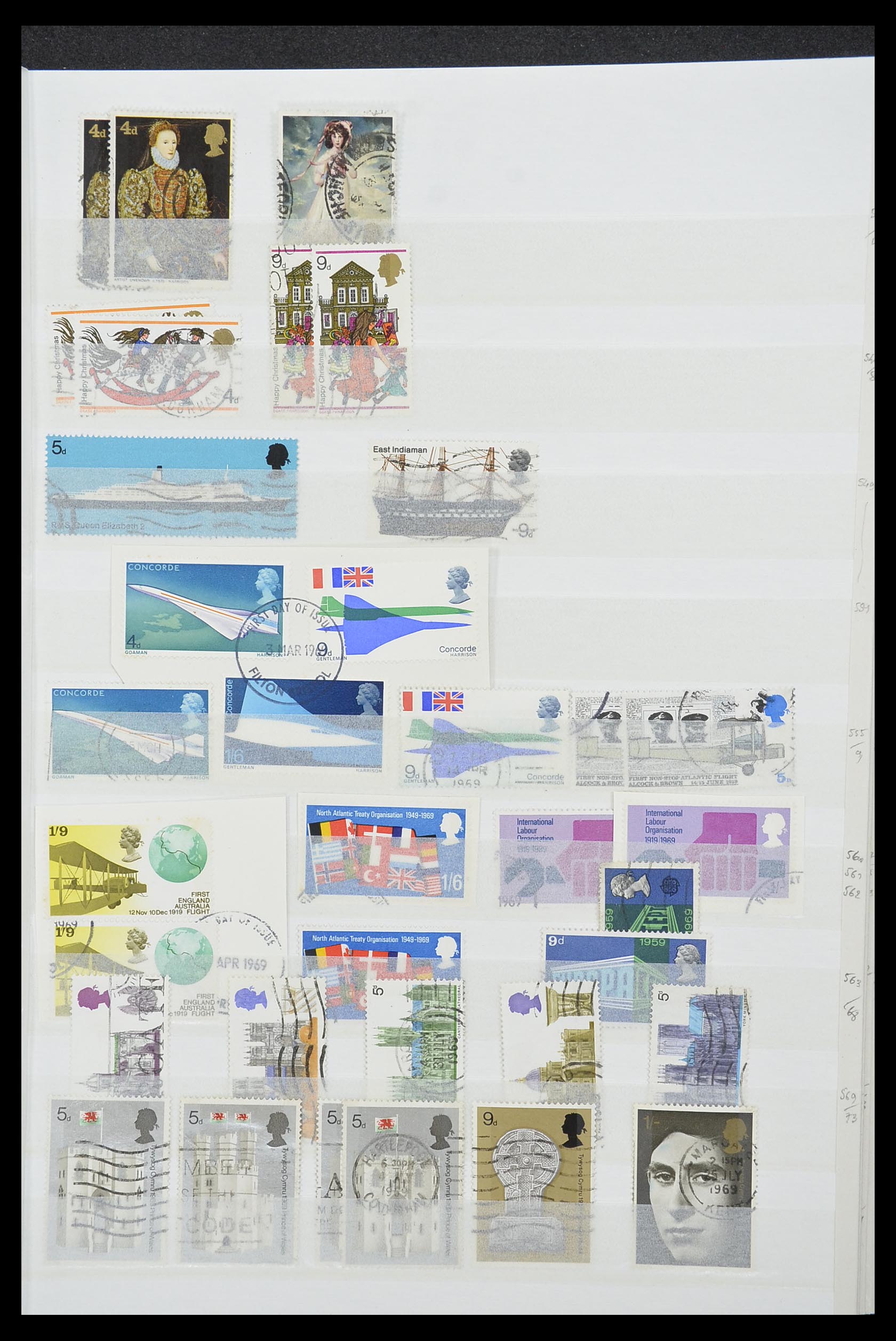 33791 015 - Postzegelverzameling 33791 Engeland 1854-2000.