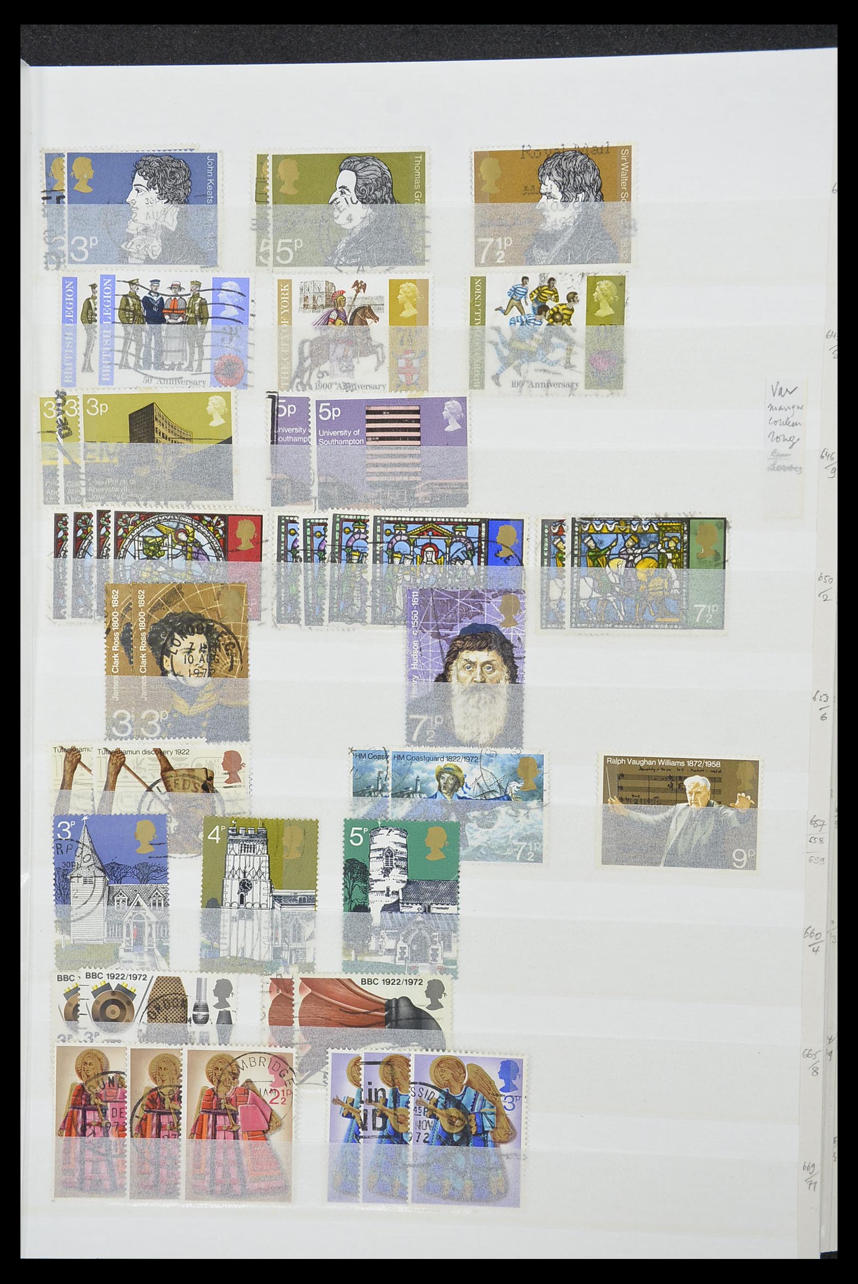 33791 019 - Postzegelverzameling 33791 Engeland 1854-2000.