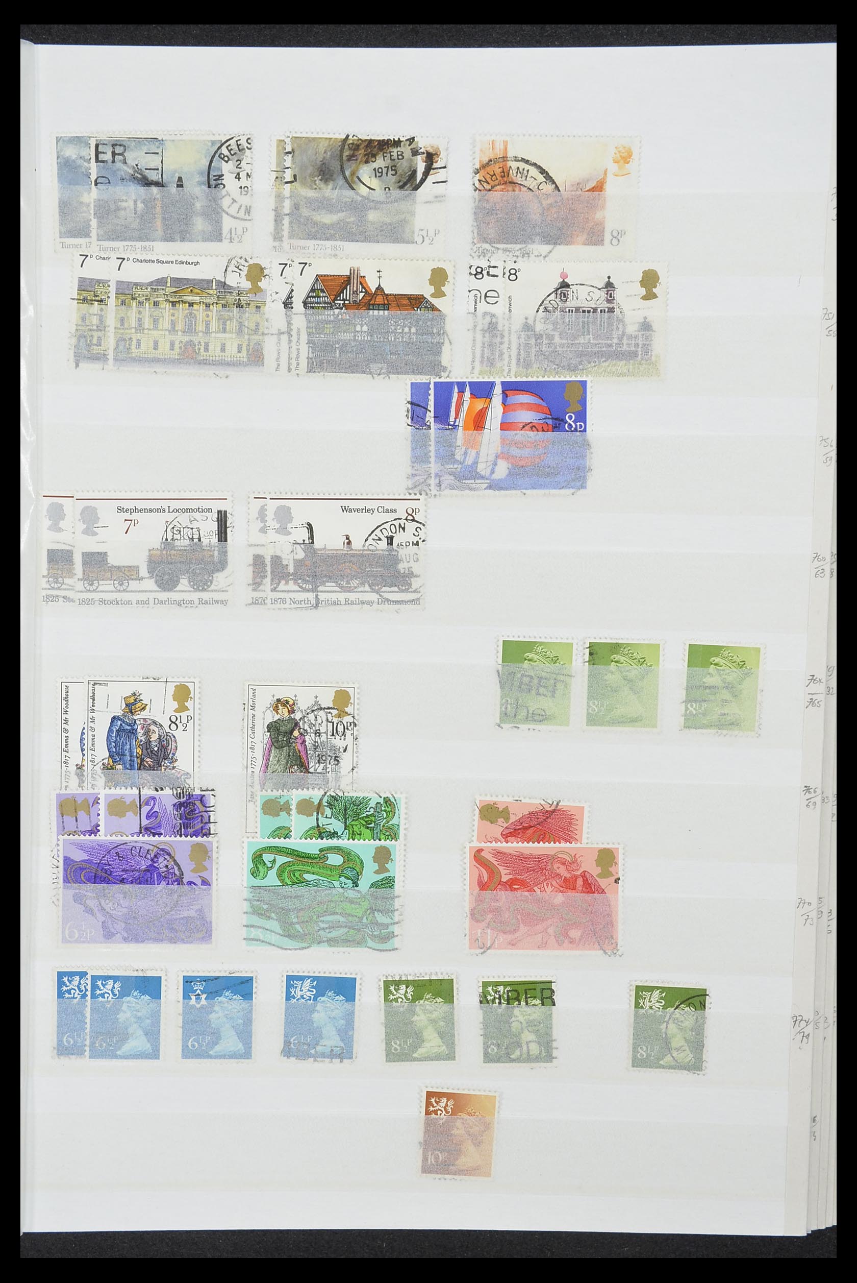 33791 023 - Postzegelverzameling 33791 Engeland 1854-2000.