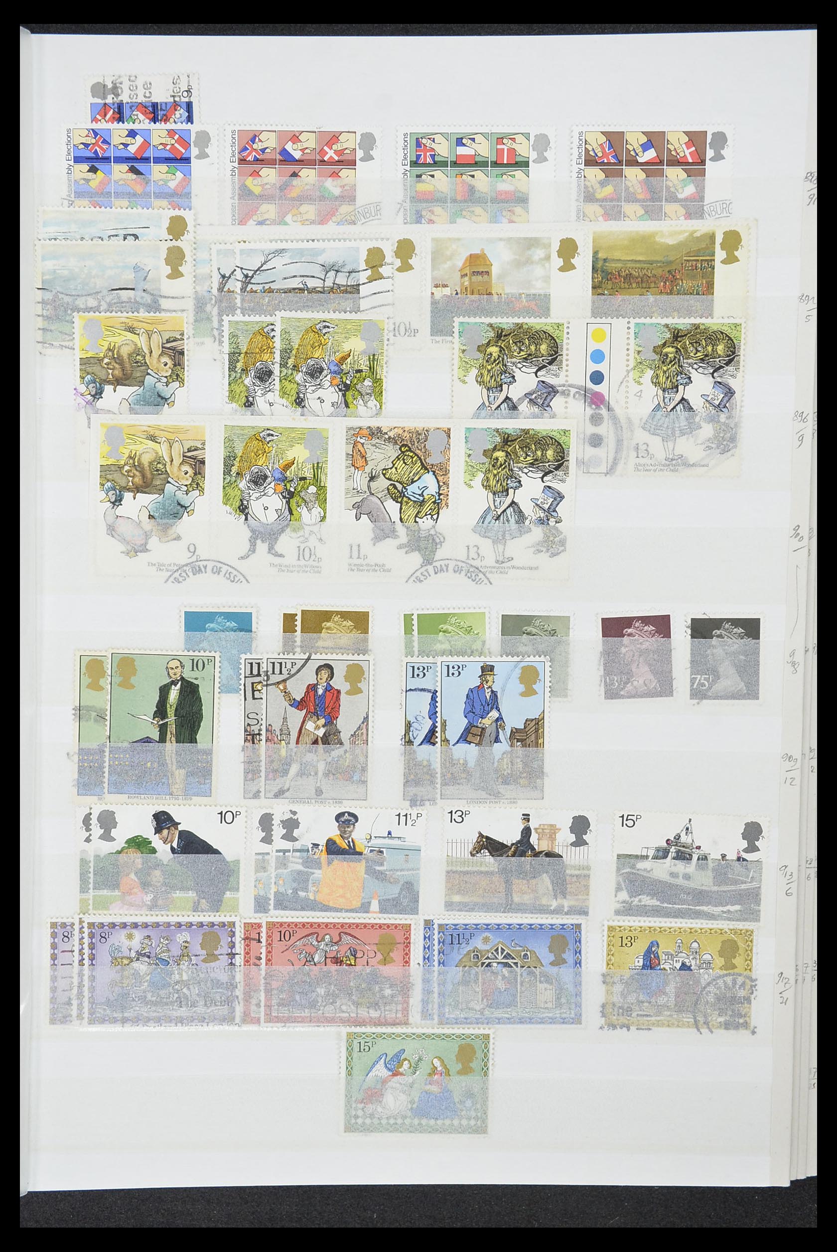 33791 027 - Postzegelverzameling 33791 Engeland 1854-2000.