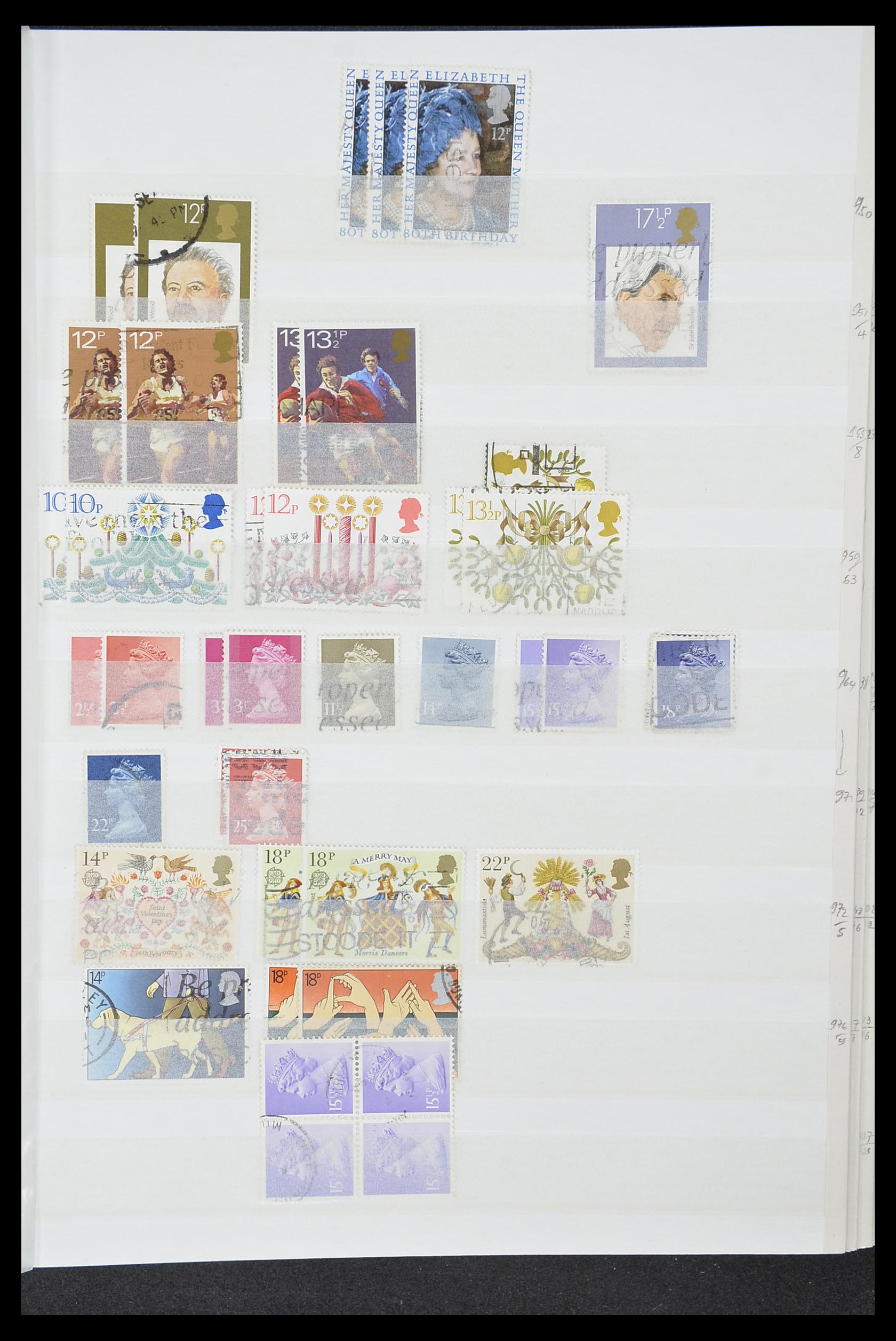 33791 029 - Postzegelverzameling 33791 Engeland 1854-2000.