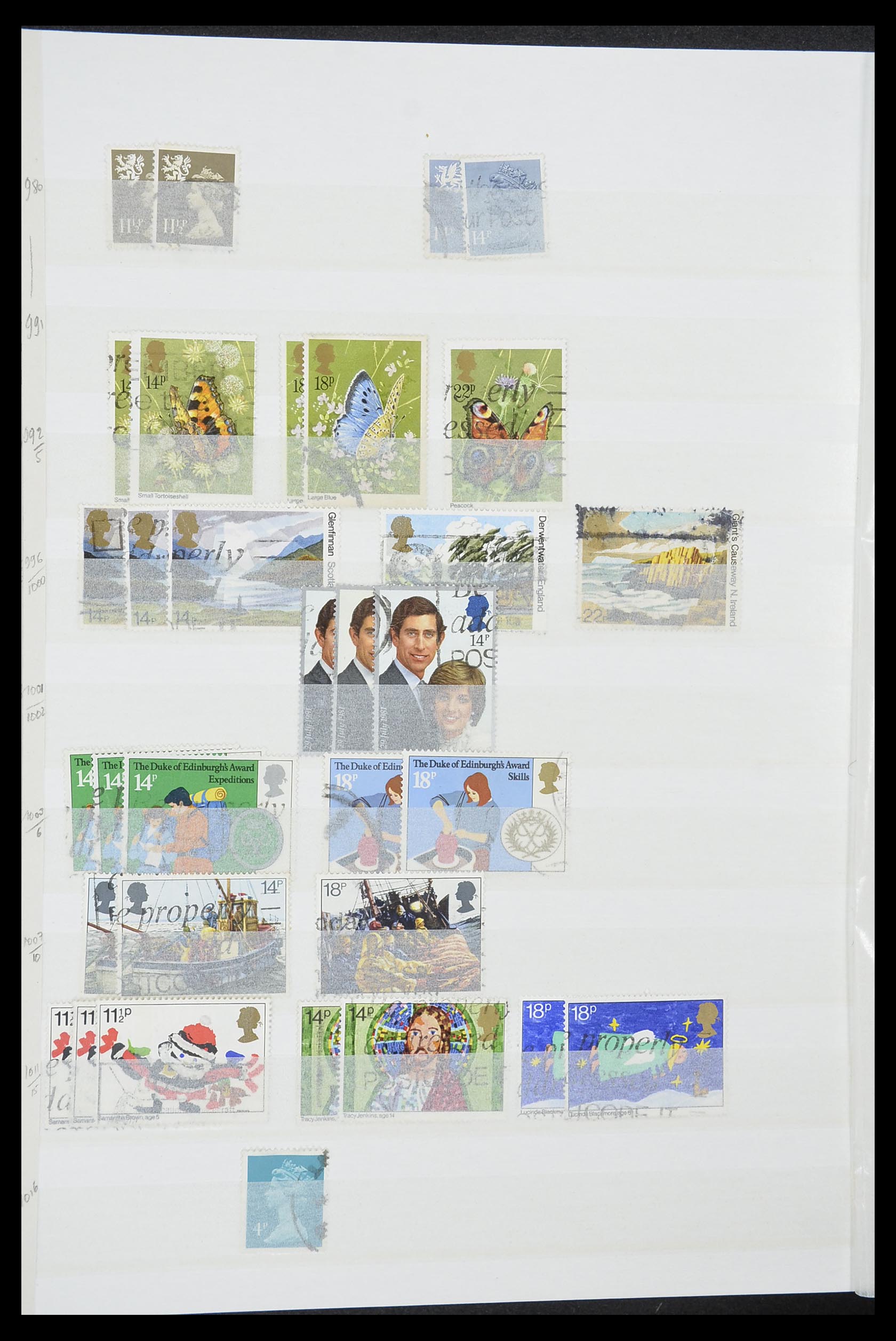33791 030 - Postzegelverzameling 33791 Engeland 1854-2000.