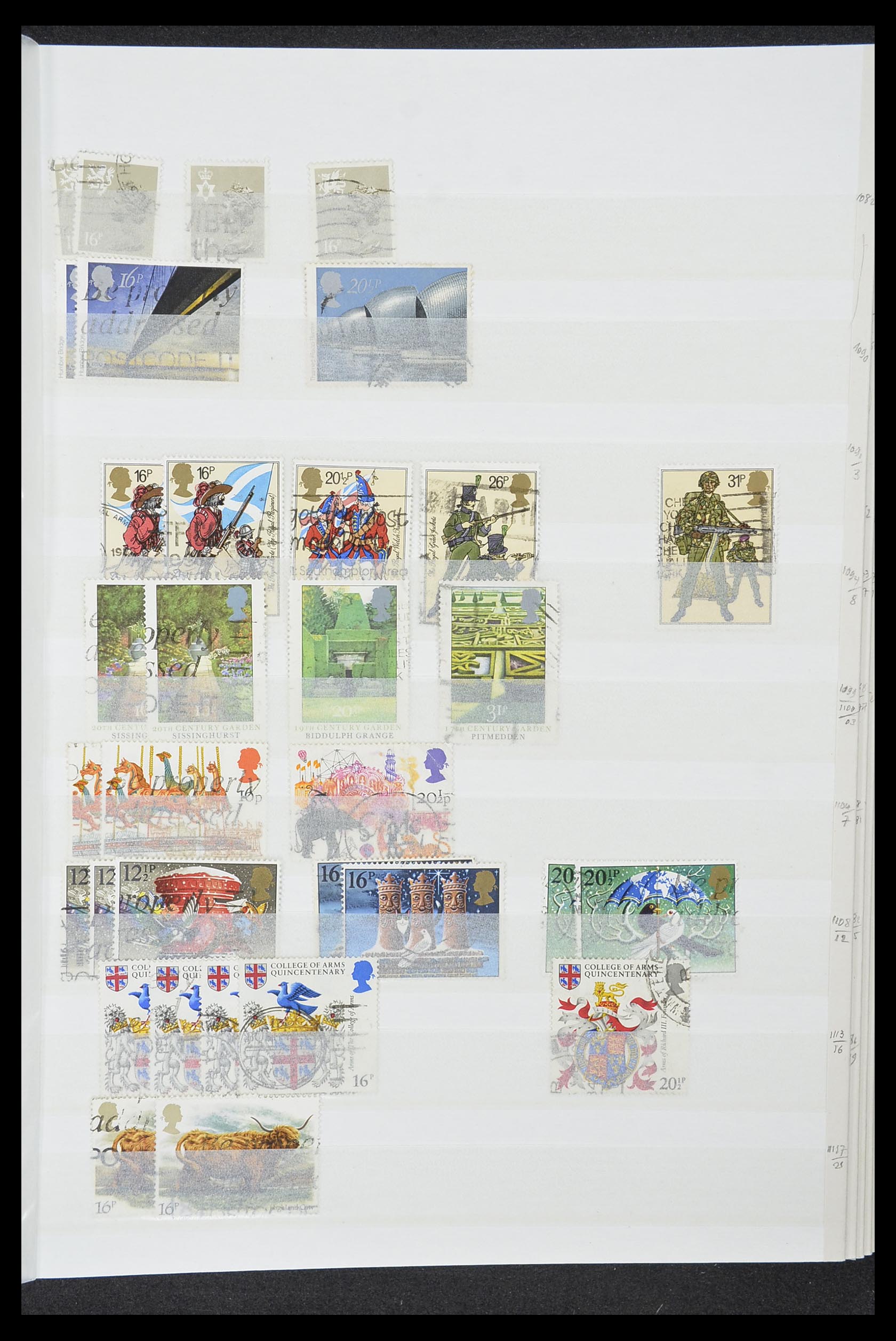 33791 033 - Postzegelverzameling 33791 Engeland 1854-2000.