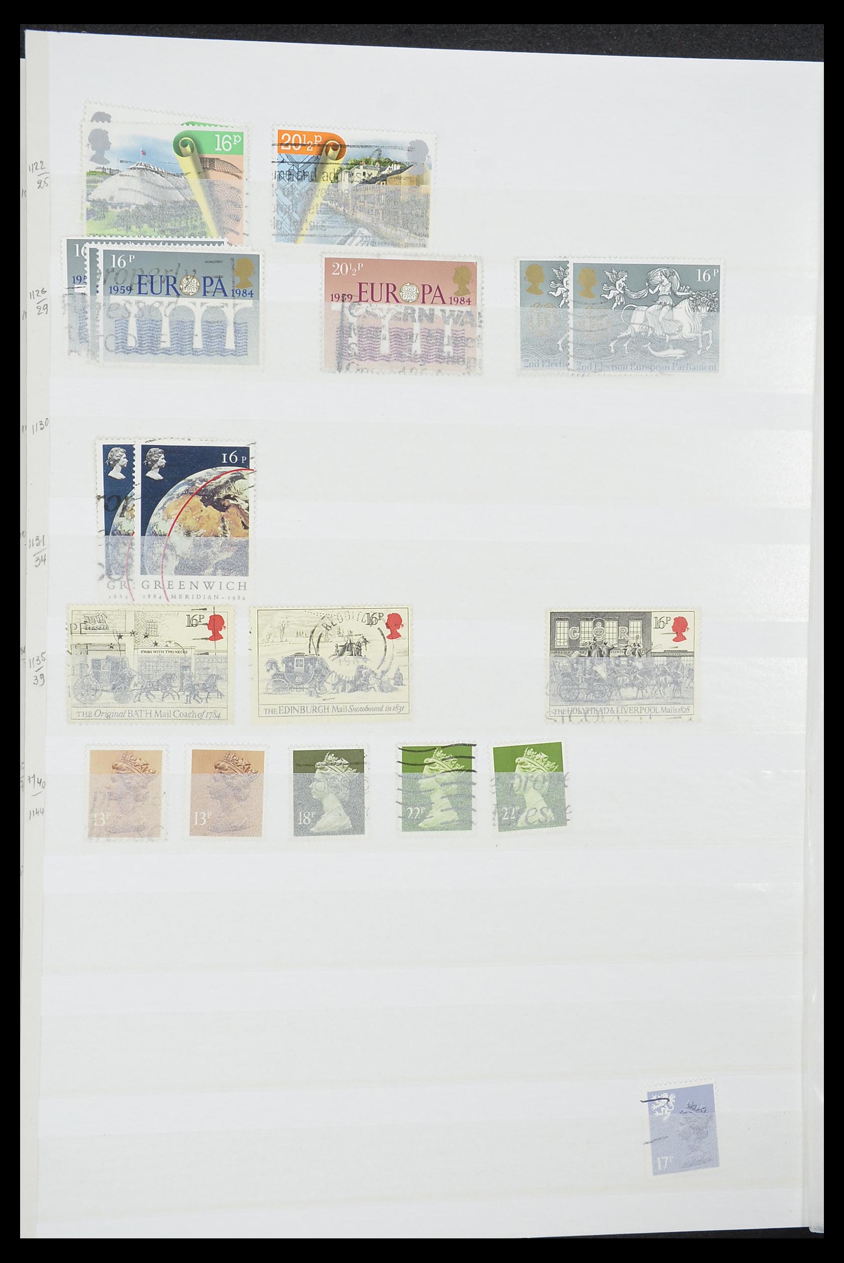 33791 034 - Postzegelverzameling 33791 Engeland 1854-2000.
