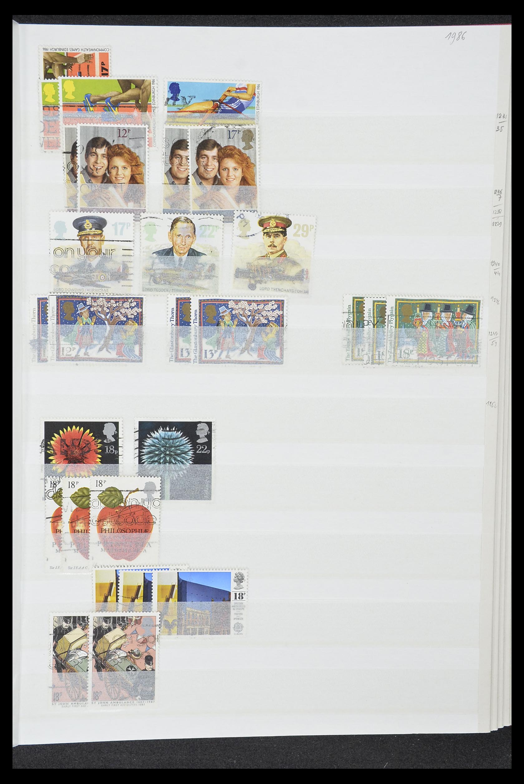 33791 037 - Postzegelverzameling 33791 Engeland 1854-2000.