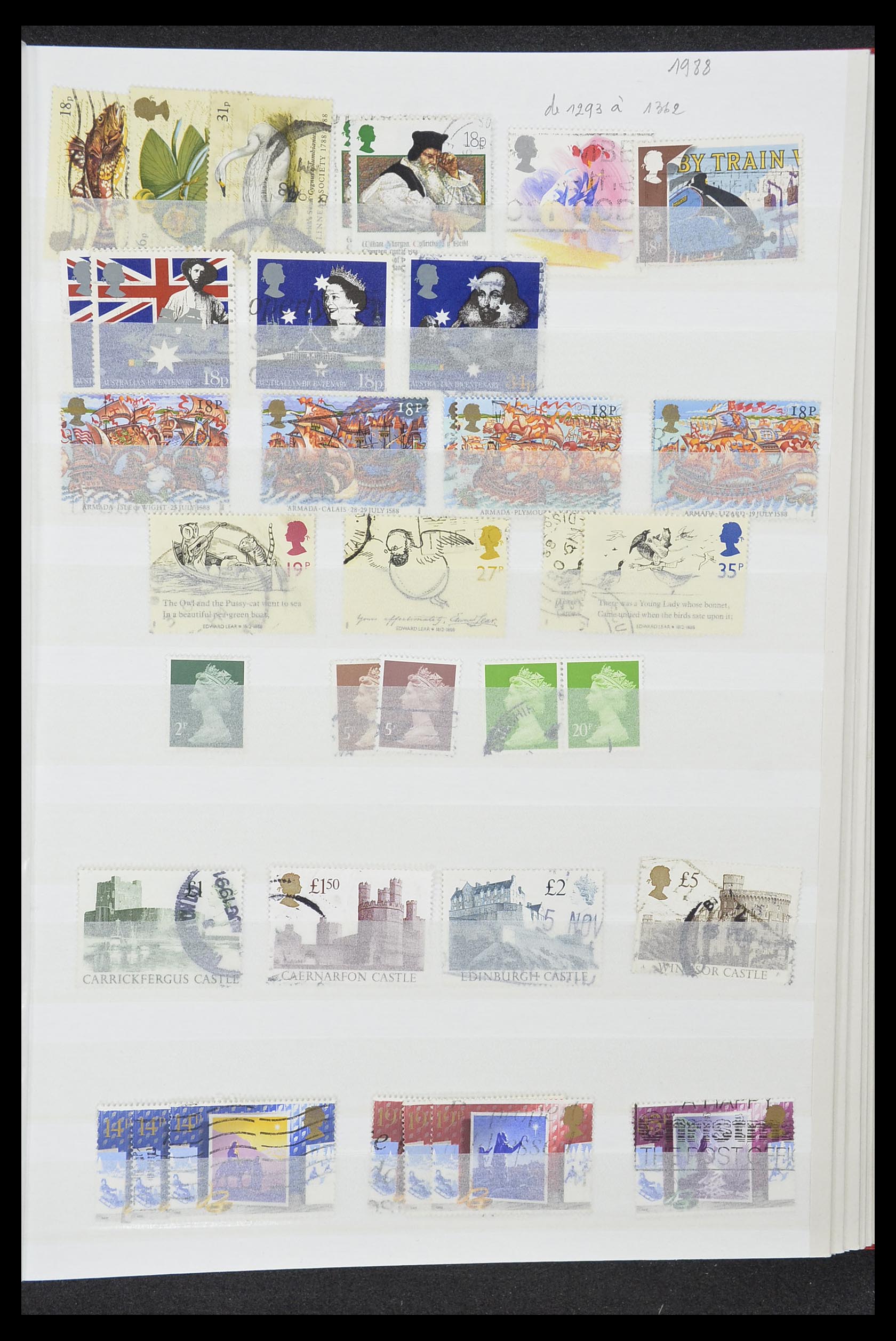 33791 039 - Postzegelverzameling 33791 Engeland 1854-2000.