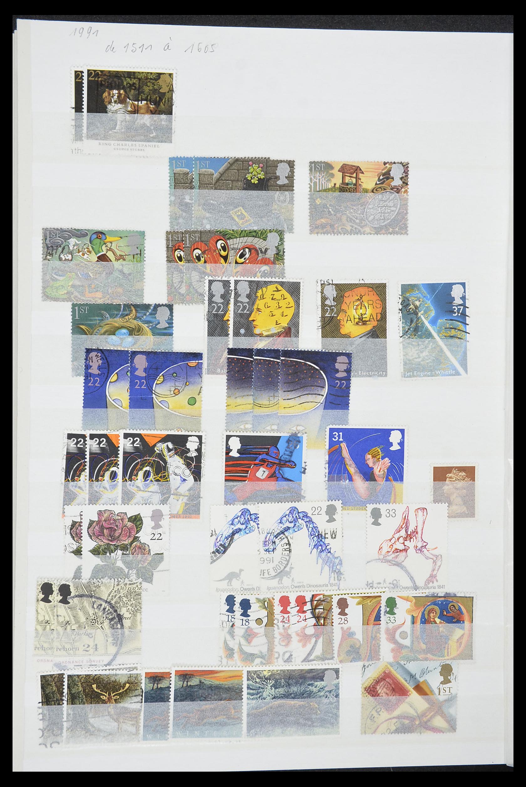33791 042 - Postzegelverzameling 33791 Engeland 1854-2000.