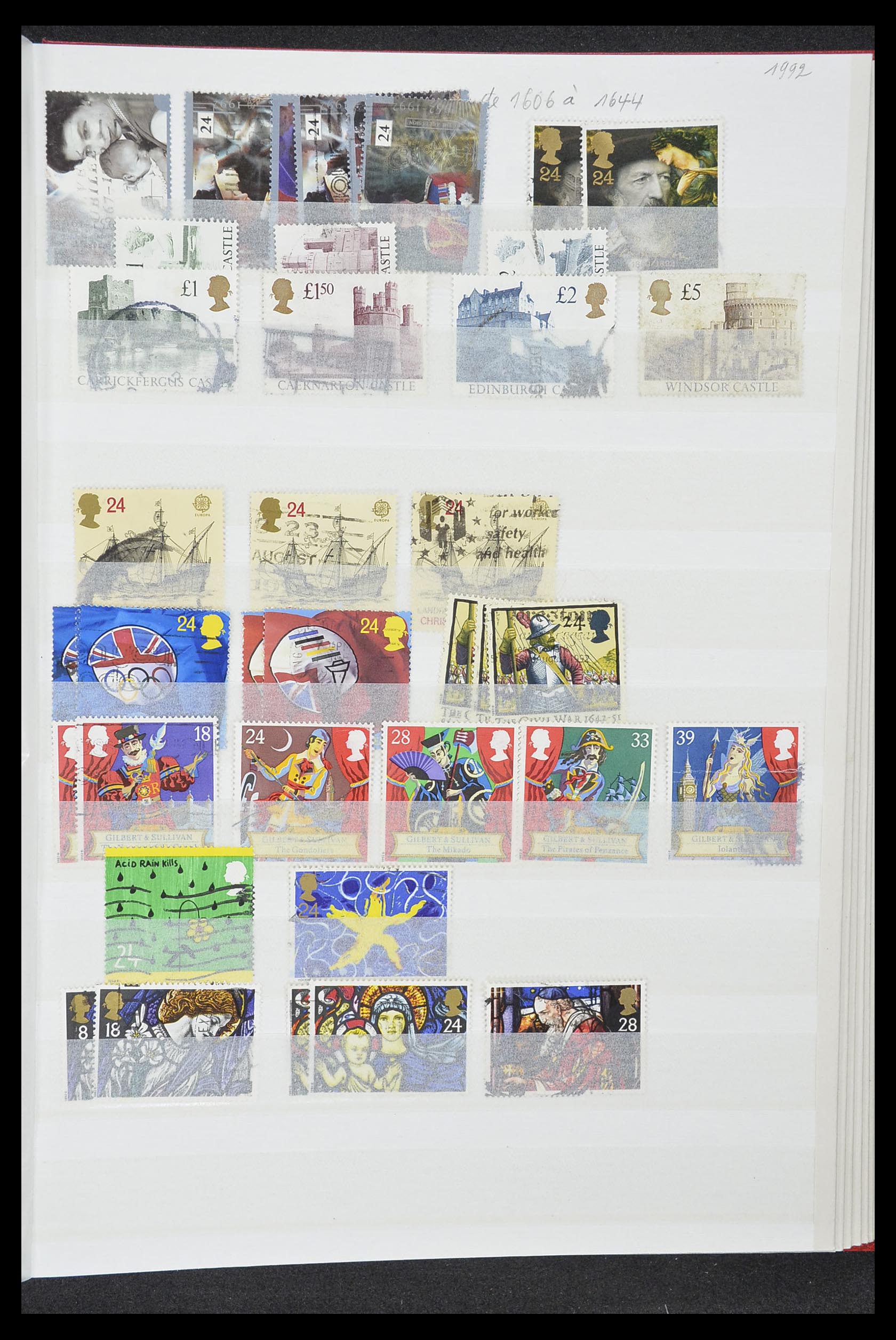 33791 043 - Postzegelverzameling 33791 Engeland 1854-2000.