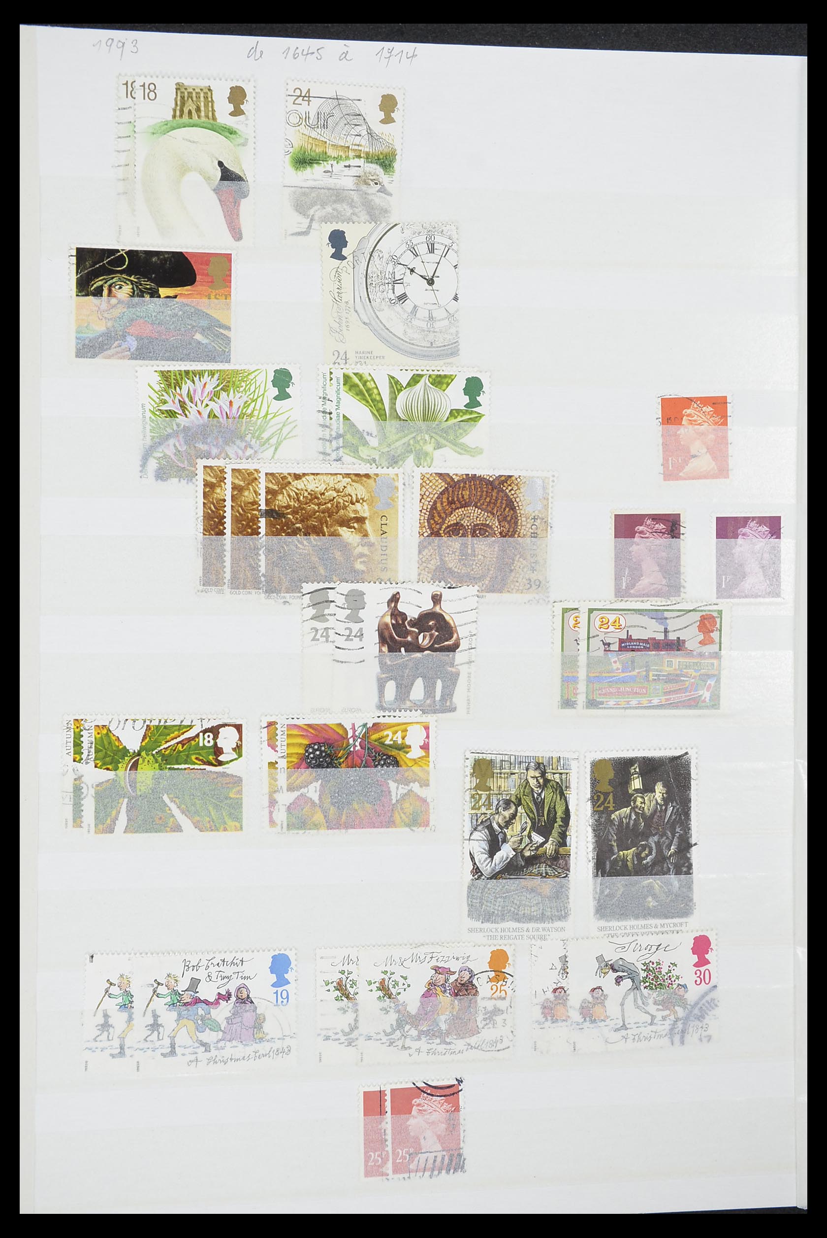 33791 044 - Postzegelverzameling 33791 Engeland 1854-2000.