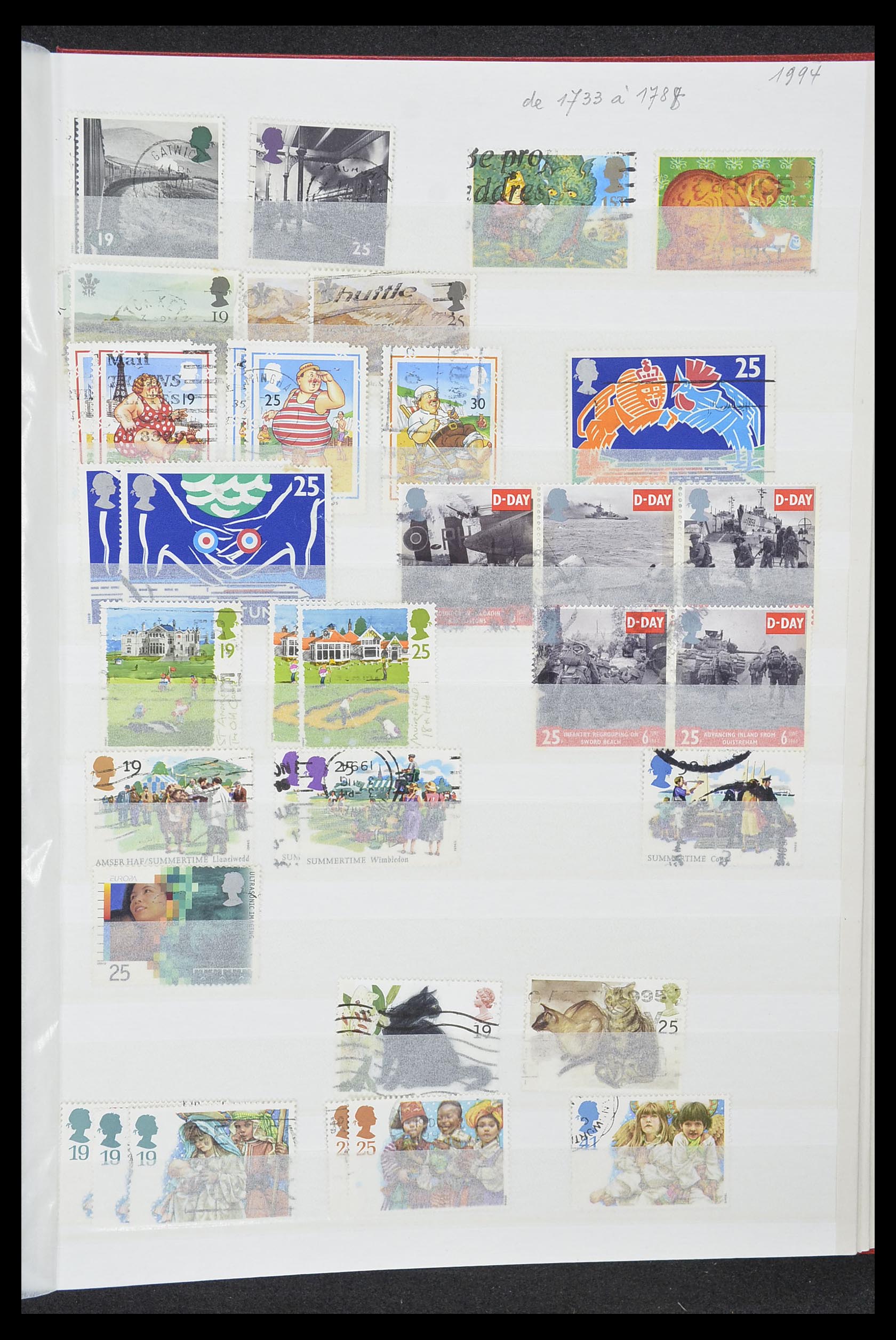 33791 045 - Postzegelverzameling 33791 Engeland 1854-2000.
