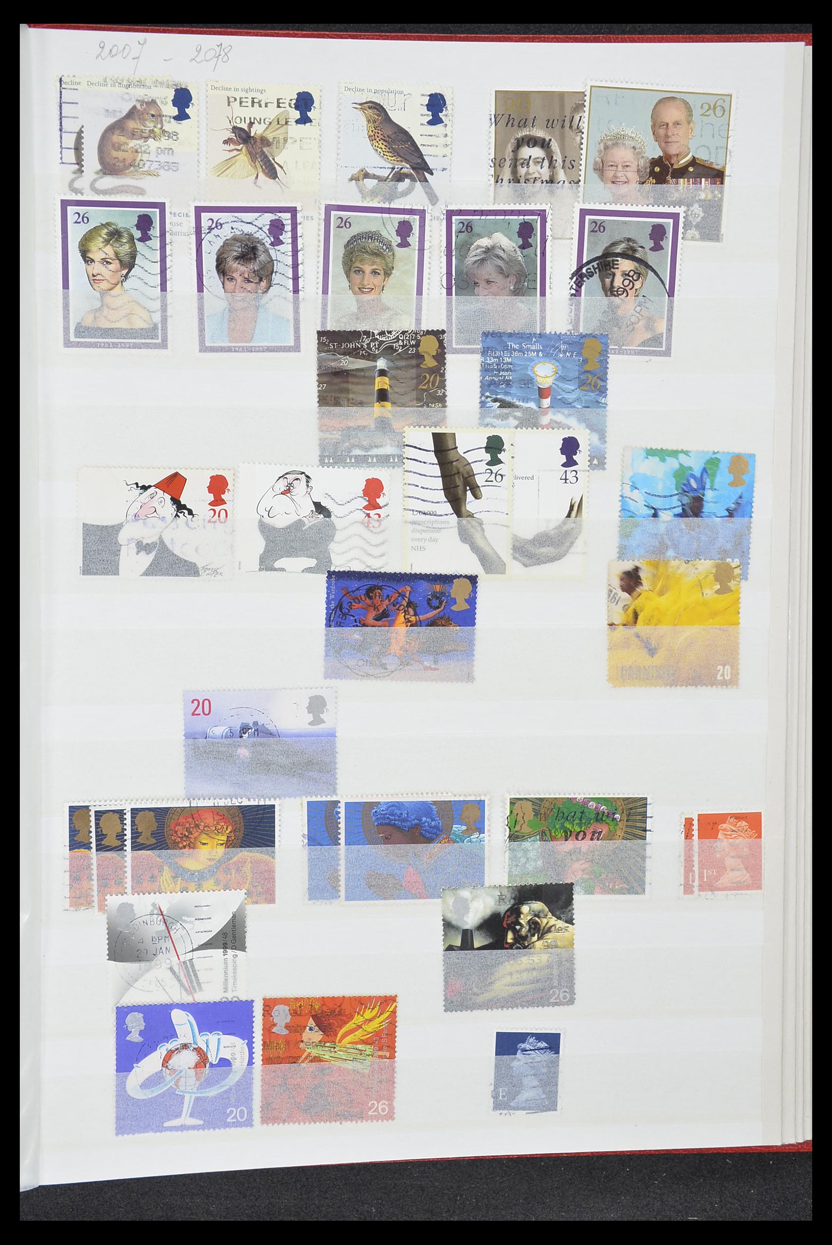 33791 049 - Postzegelverzameling 33791 Engeland 1854-2000.