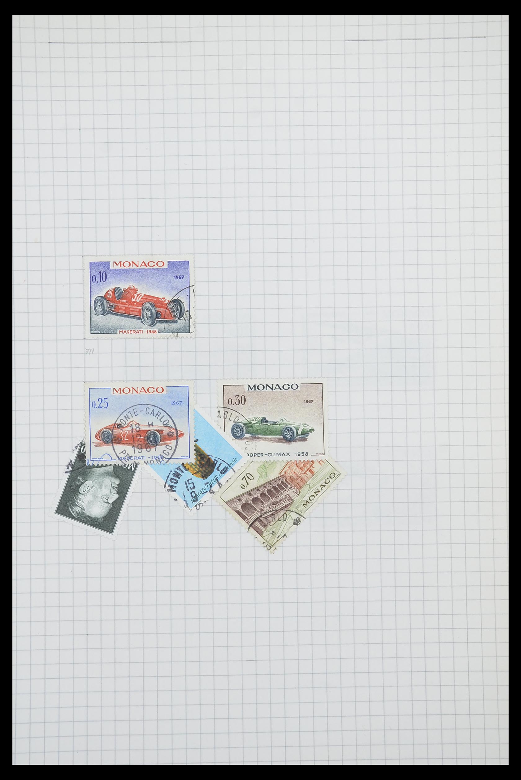 33792 035 - Postzegelverzameling 33792 Monaco 1885-1950.