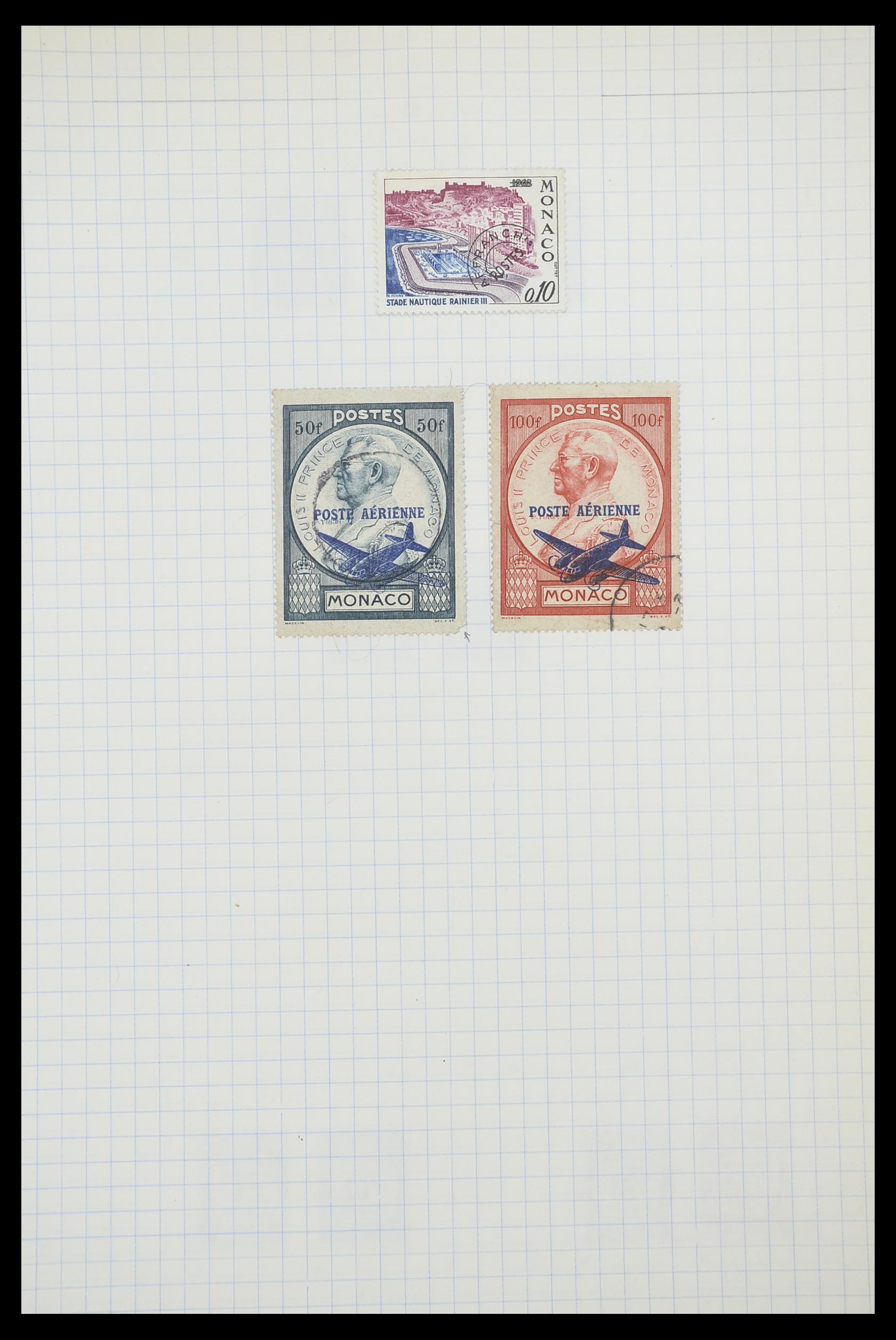33792 038 - Postzegelverzameling 33792 Monaco 1885-1950.
