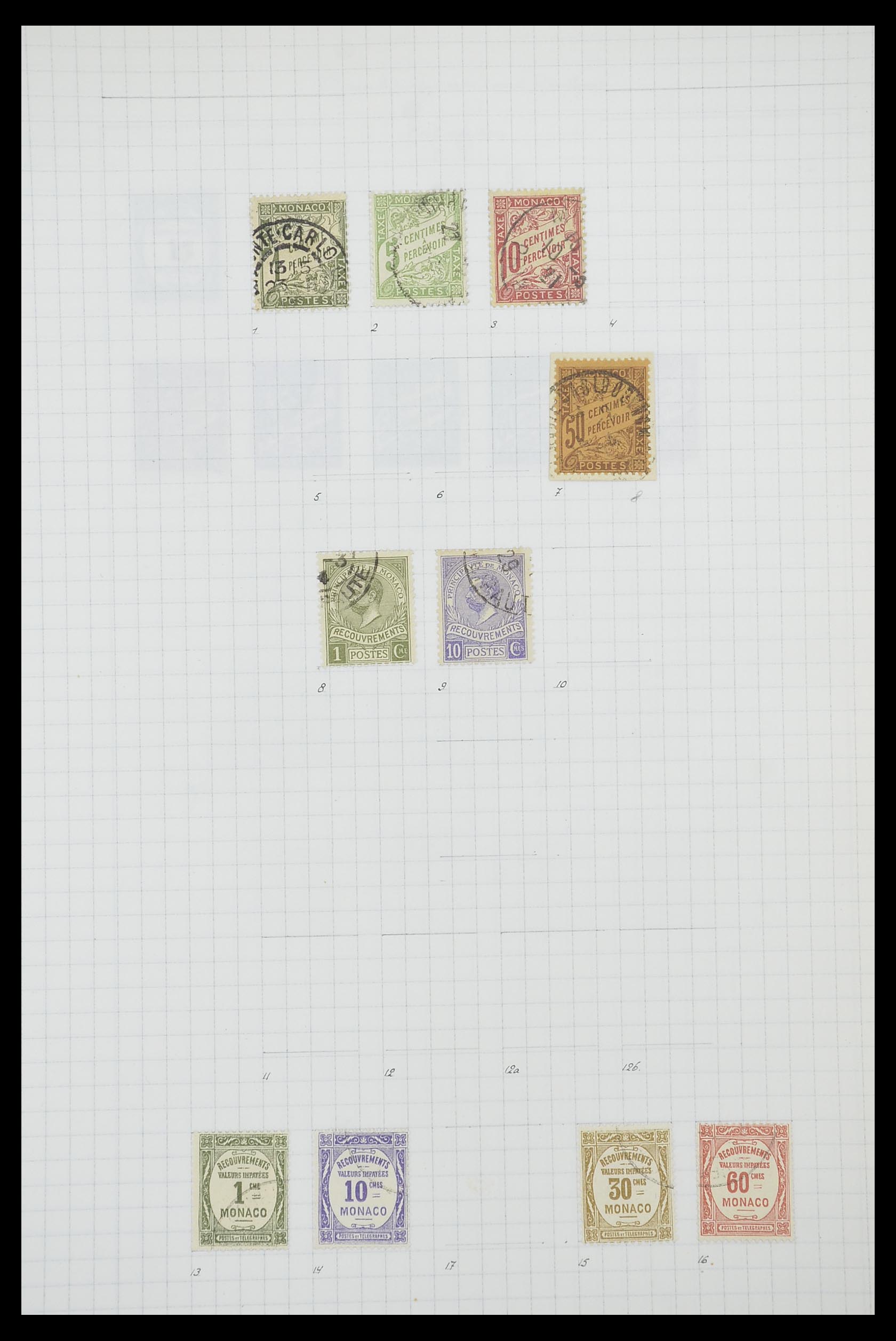33792 039 - Stamp collection 33792 Monaco 1885-1950.