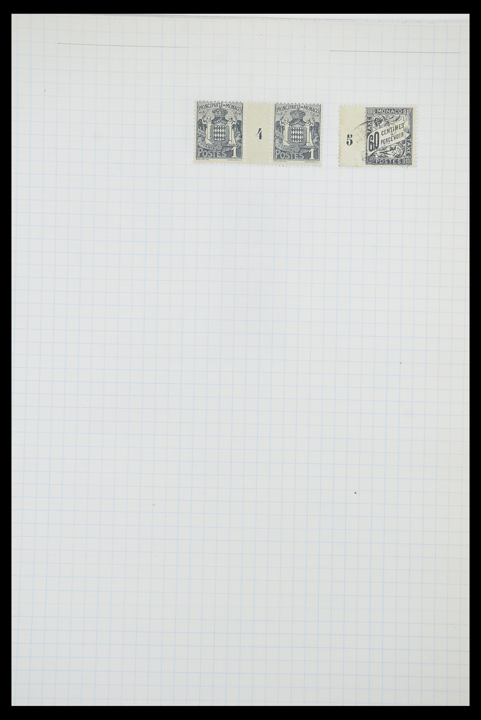 33792 042 - Postzegelverzameling 33792 Monaco 1885-1950.