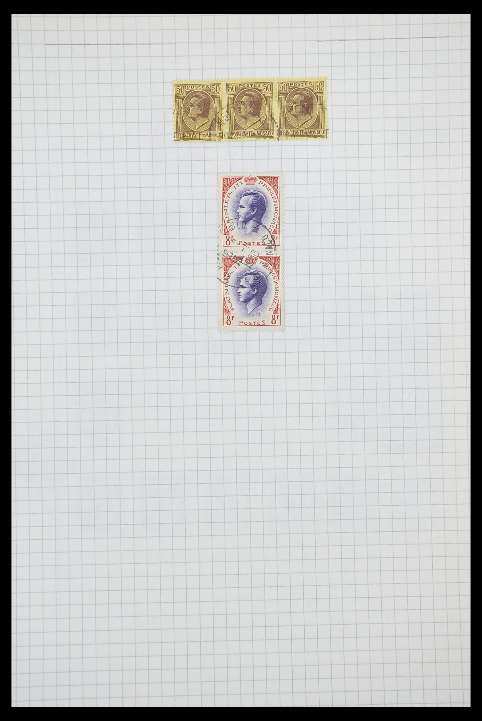 33792 043 - Postzegelverzameling 33792 Monaco 1885-1950.