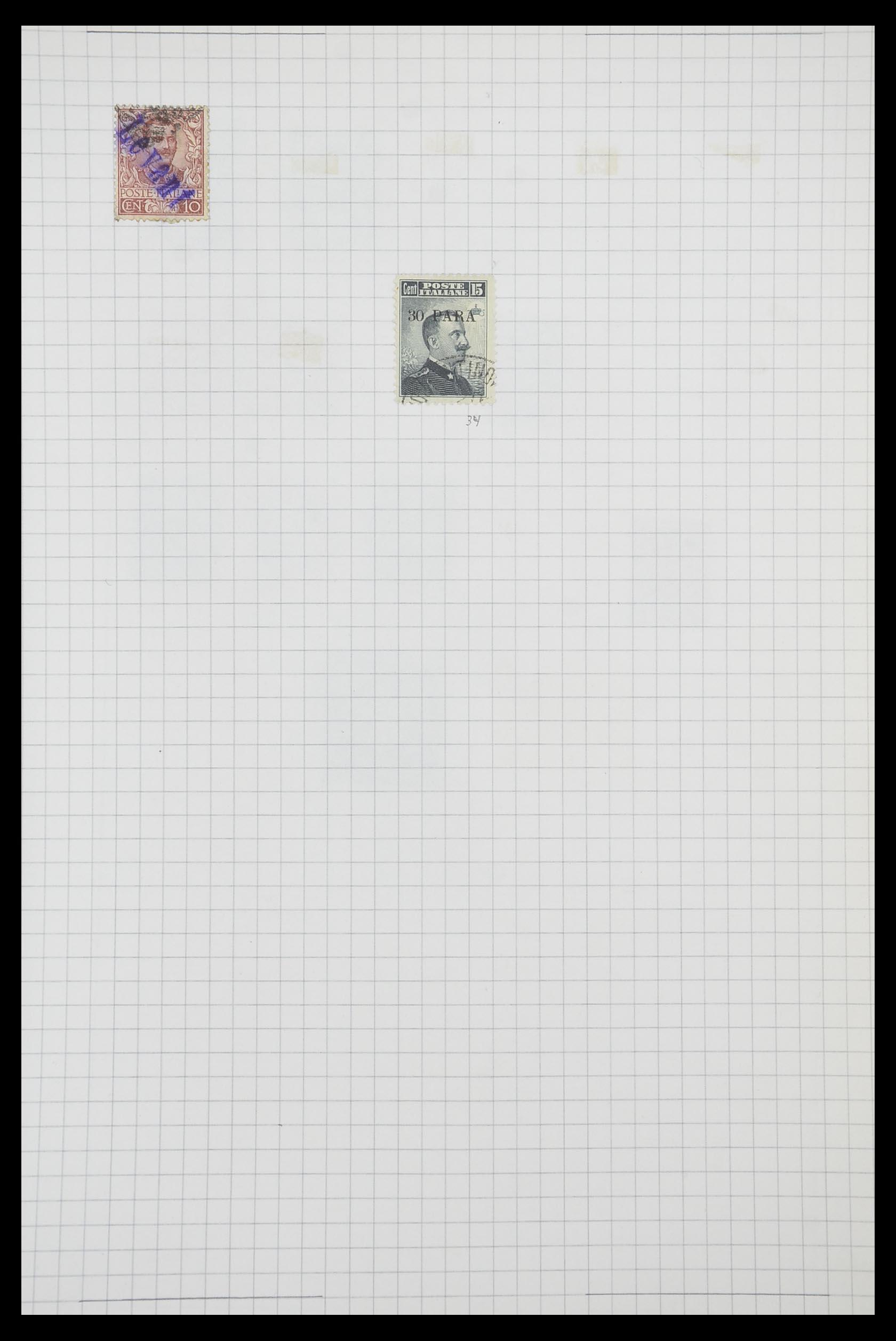 33794 006 - Postzegelverzameling 33794 Italiaanse buitenlandse kantoren 1877-1900
