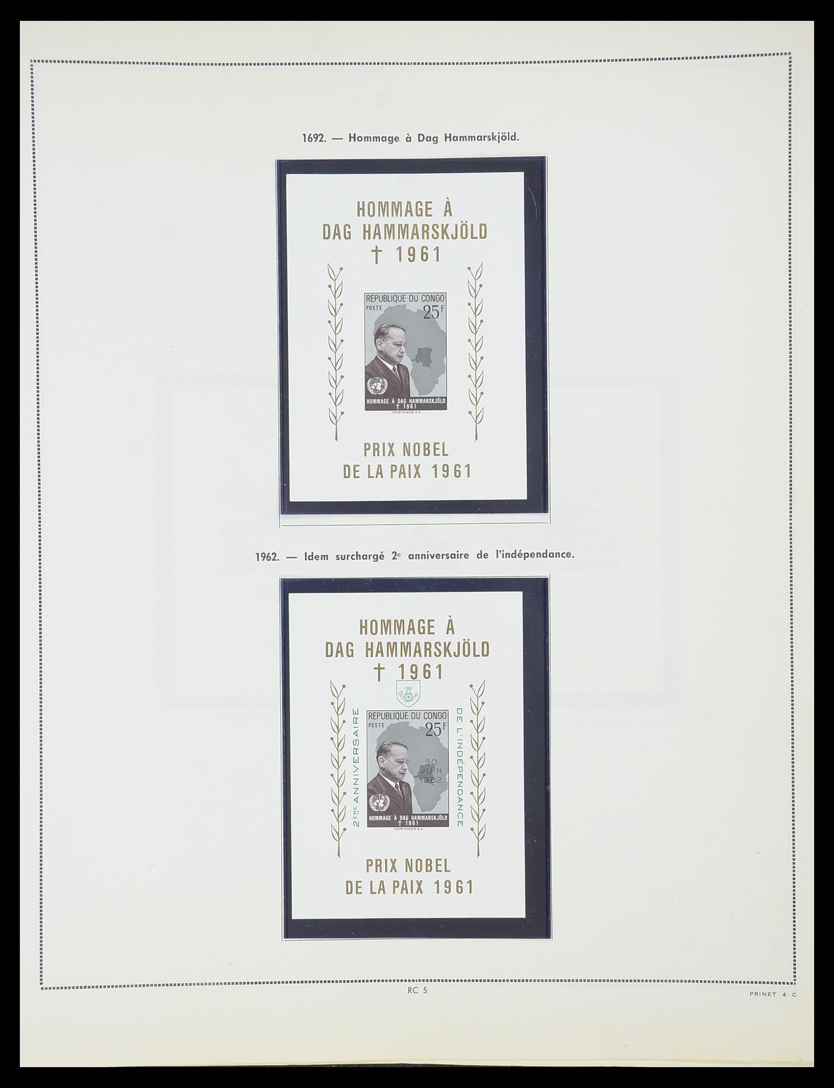 33797 049 - Postzegelverzameling 33797 Belgisch Congo 1886-1969.