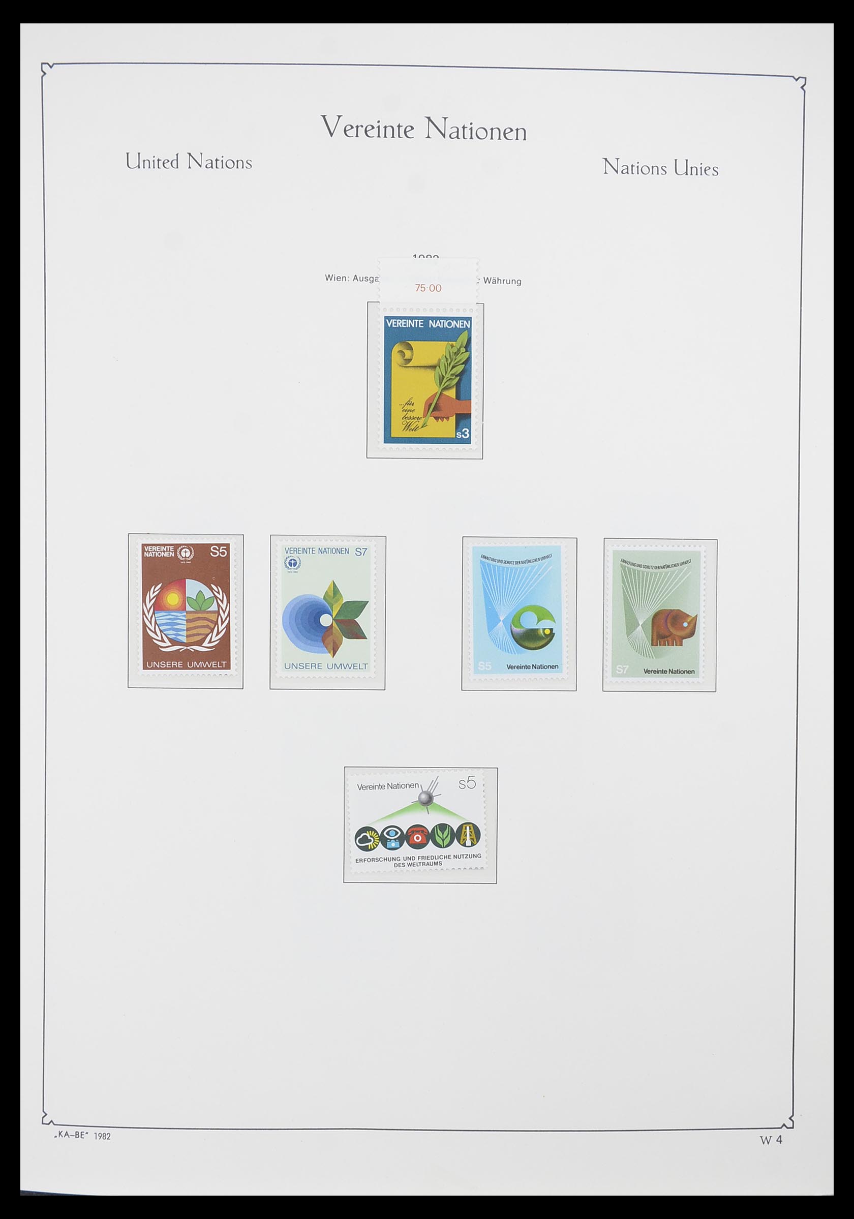 33798 004 - Postzegelverzameling 33798 Verenigde Naties Wenen 1979-2005.