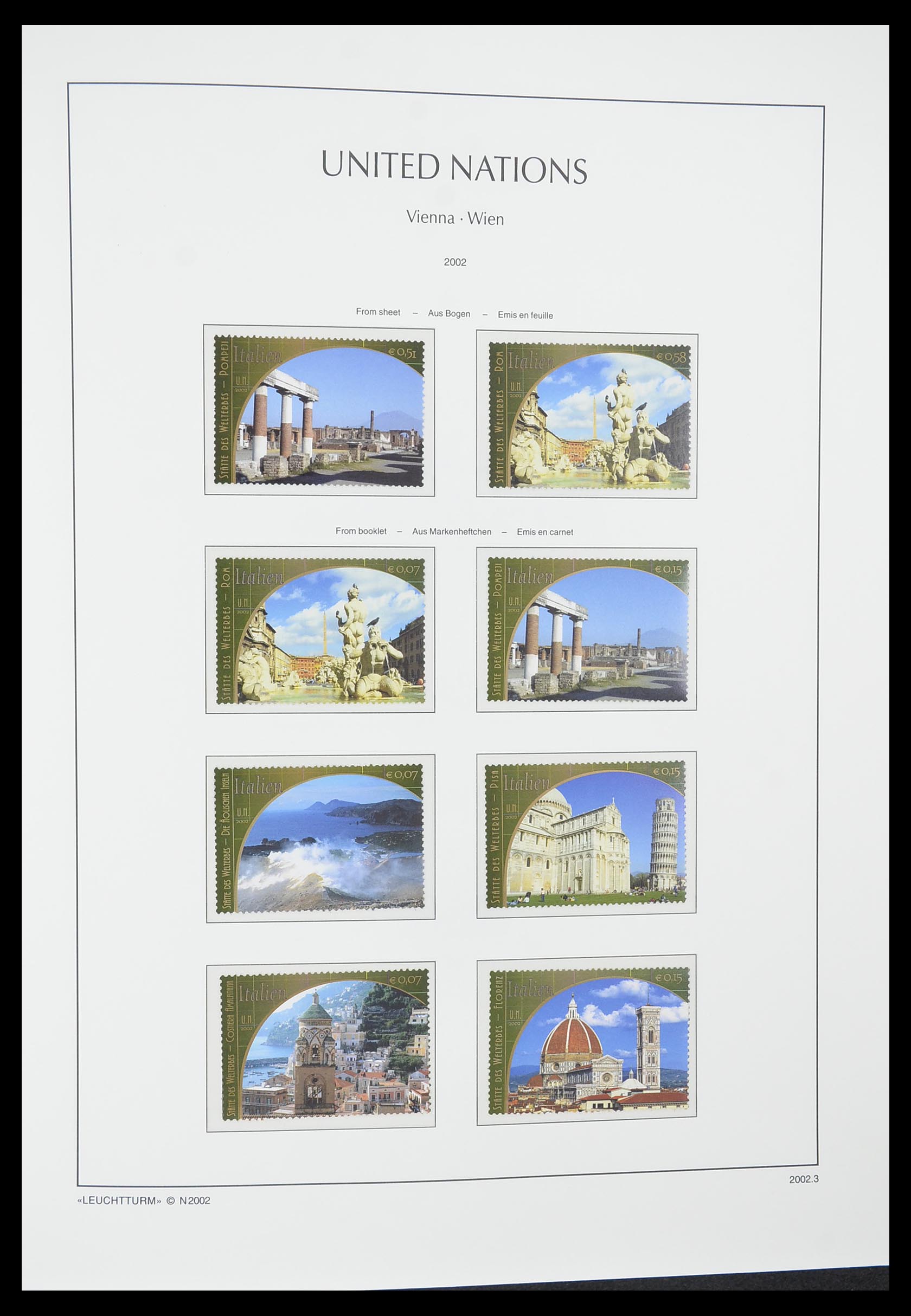 33798 048 - Postzegelverzameling 33798 Verenigde Naties Wenen 1979-2005.