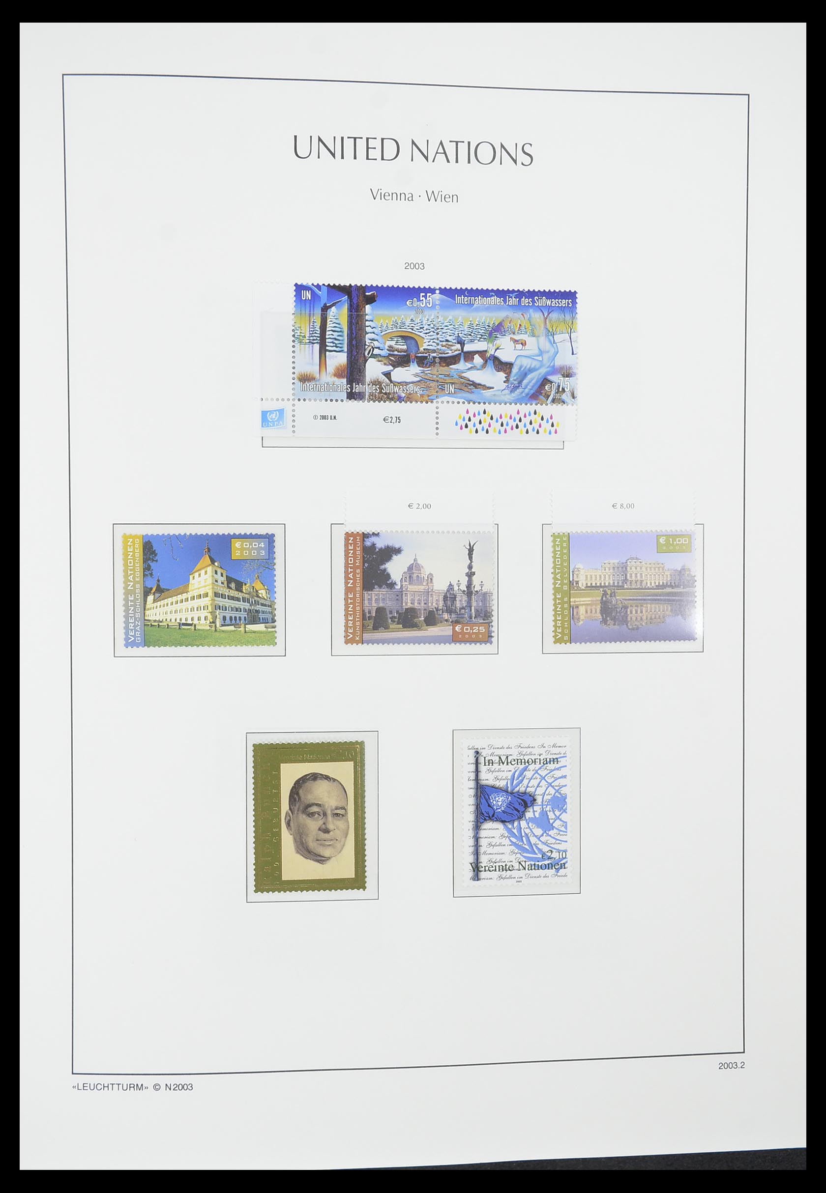 33798 051 - Postzegelverzameling 33798 Verenigde Naties Wenen 1979-2005.