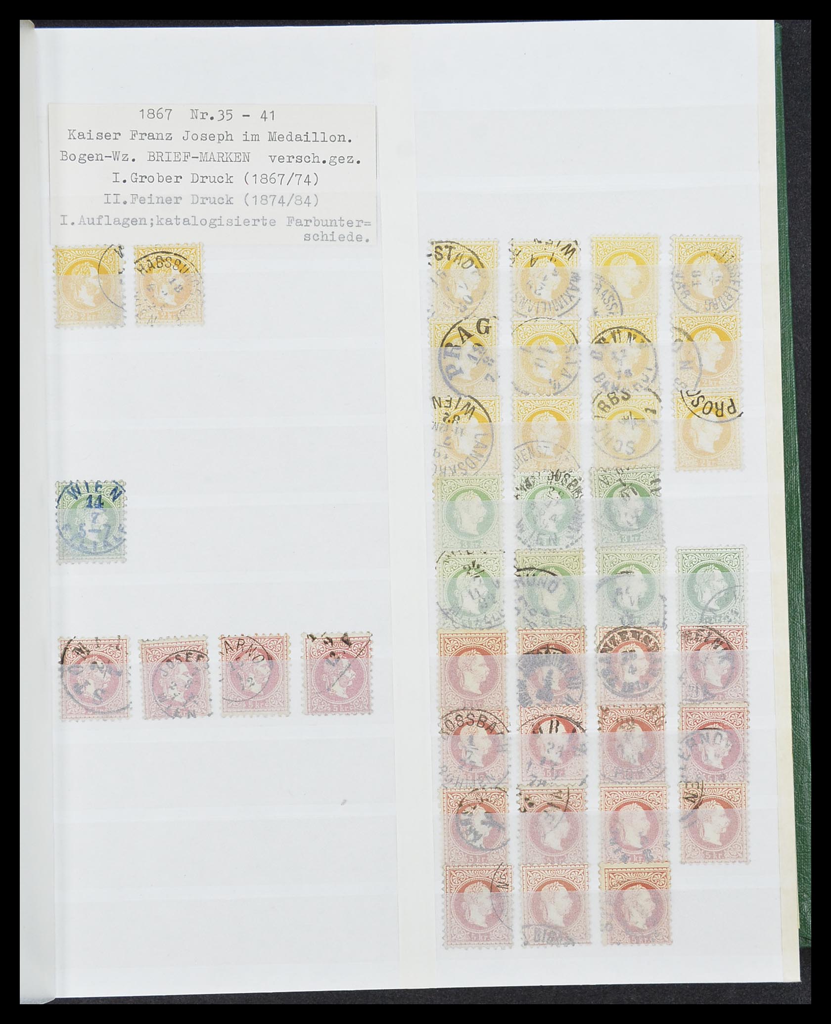 33800 007 - Postzegelverzameling 33800 Oostenrijk 1850-1914.