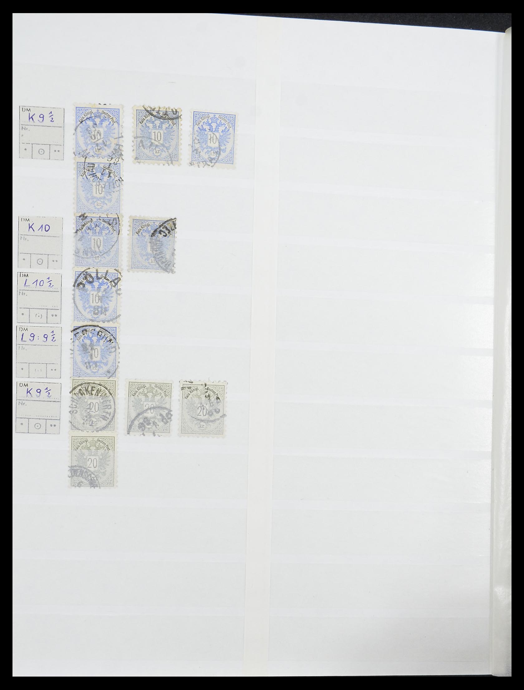 33800 012 - Postzegelverzameling 33800 Oostenrijk 1850-1914.