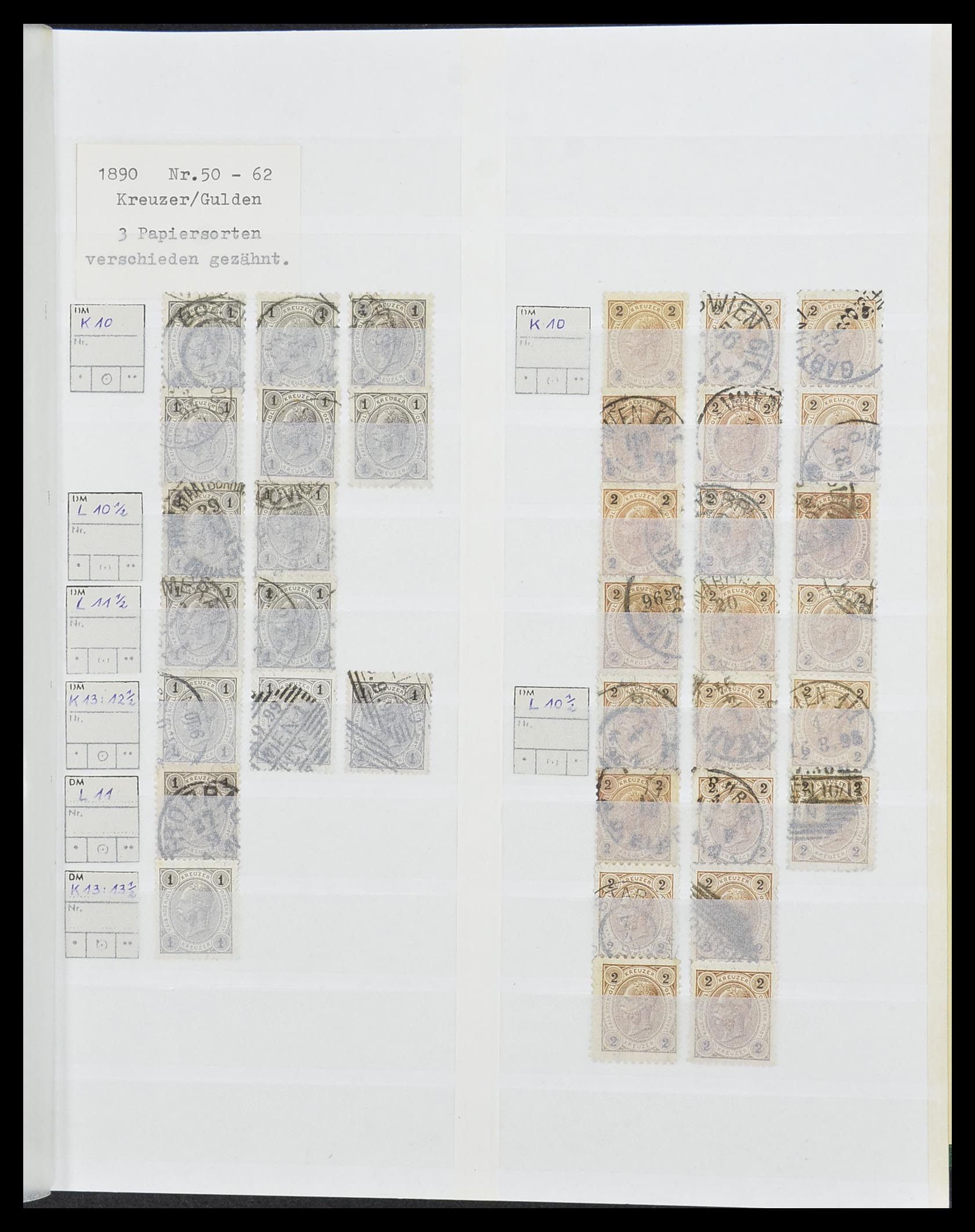 33800 013 - Postzegelverzameling 33800 Oostenrijk 1850-1914.