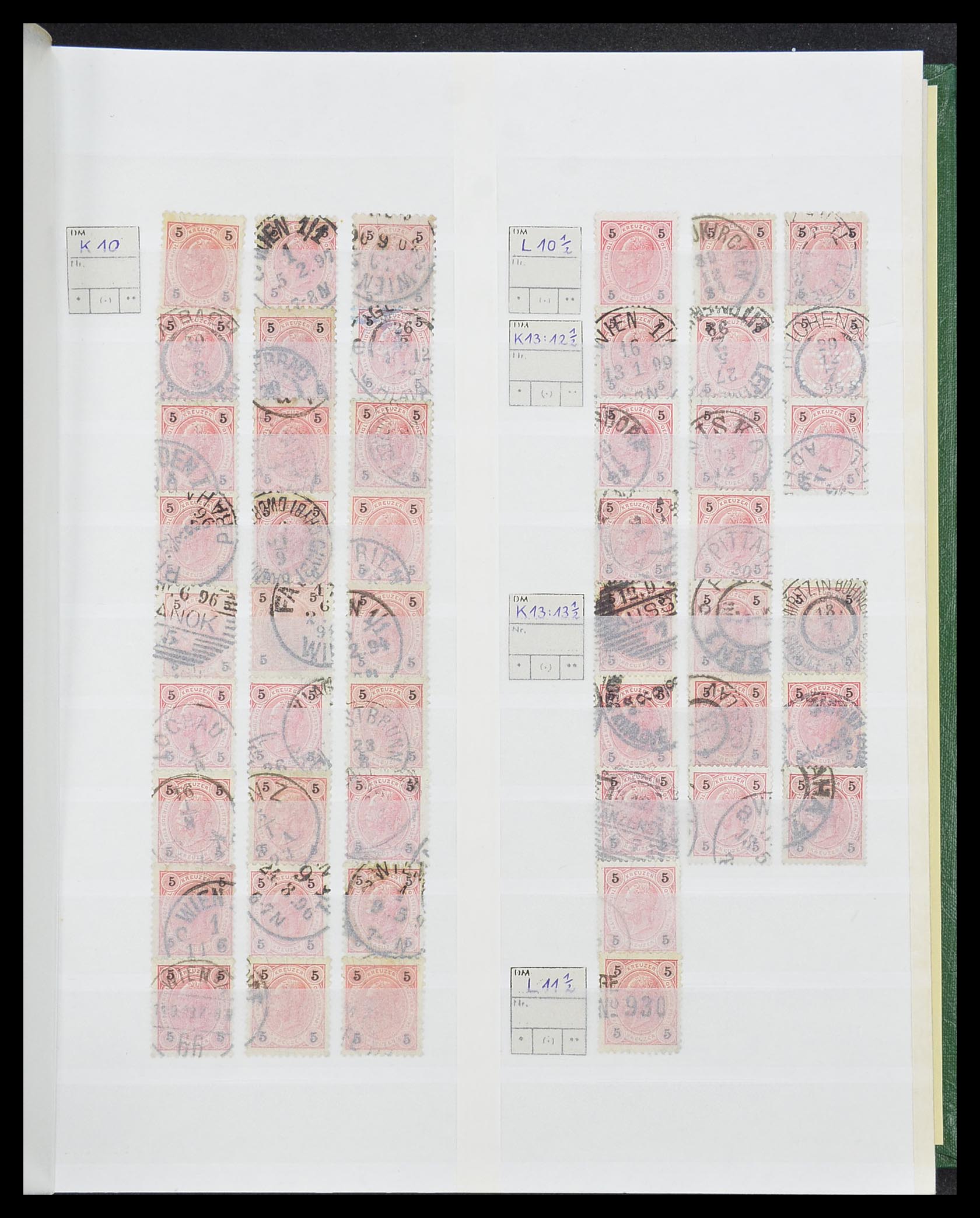 33800 015 - Postzegelverzameling 33800 Oostenrijk 1850-1914.
