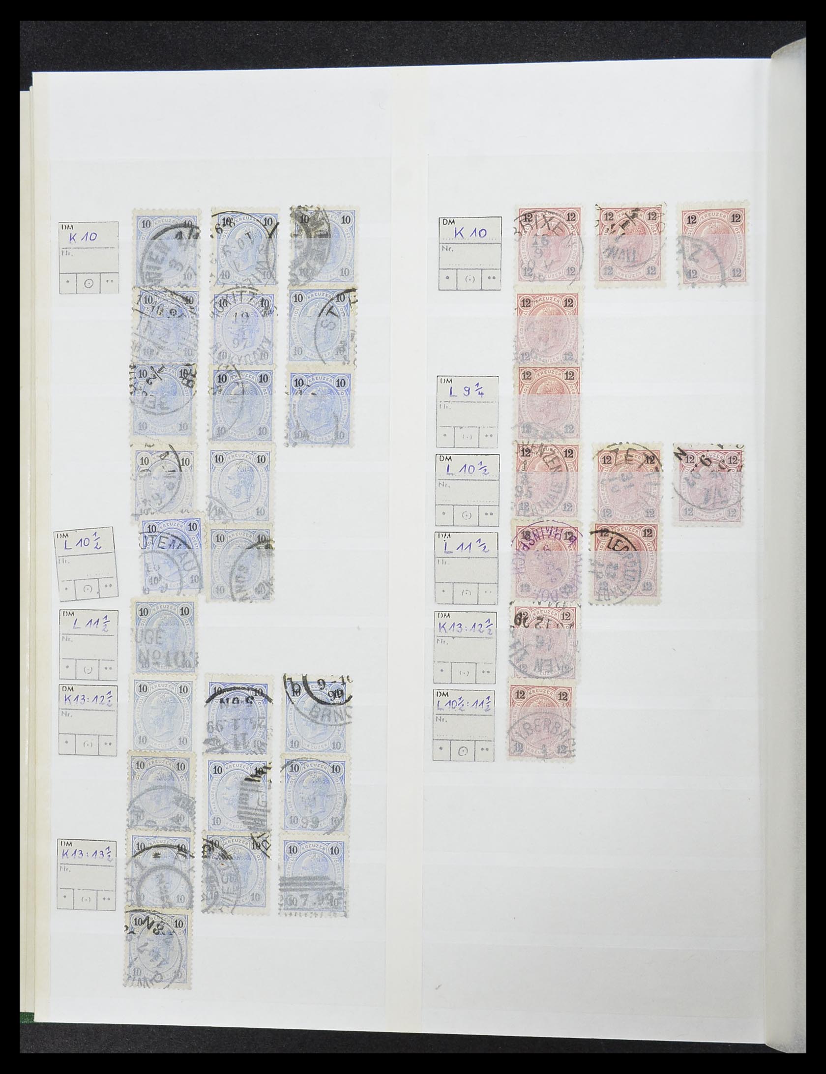 33800 016 - Postzegelverzameling 33800 Oostenrijk 1850-1914.