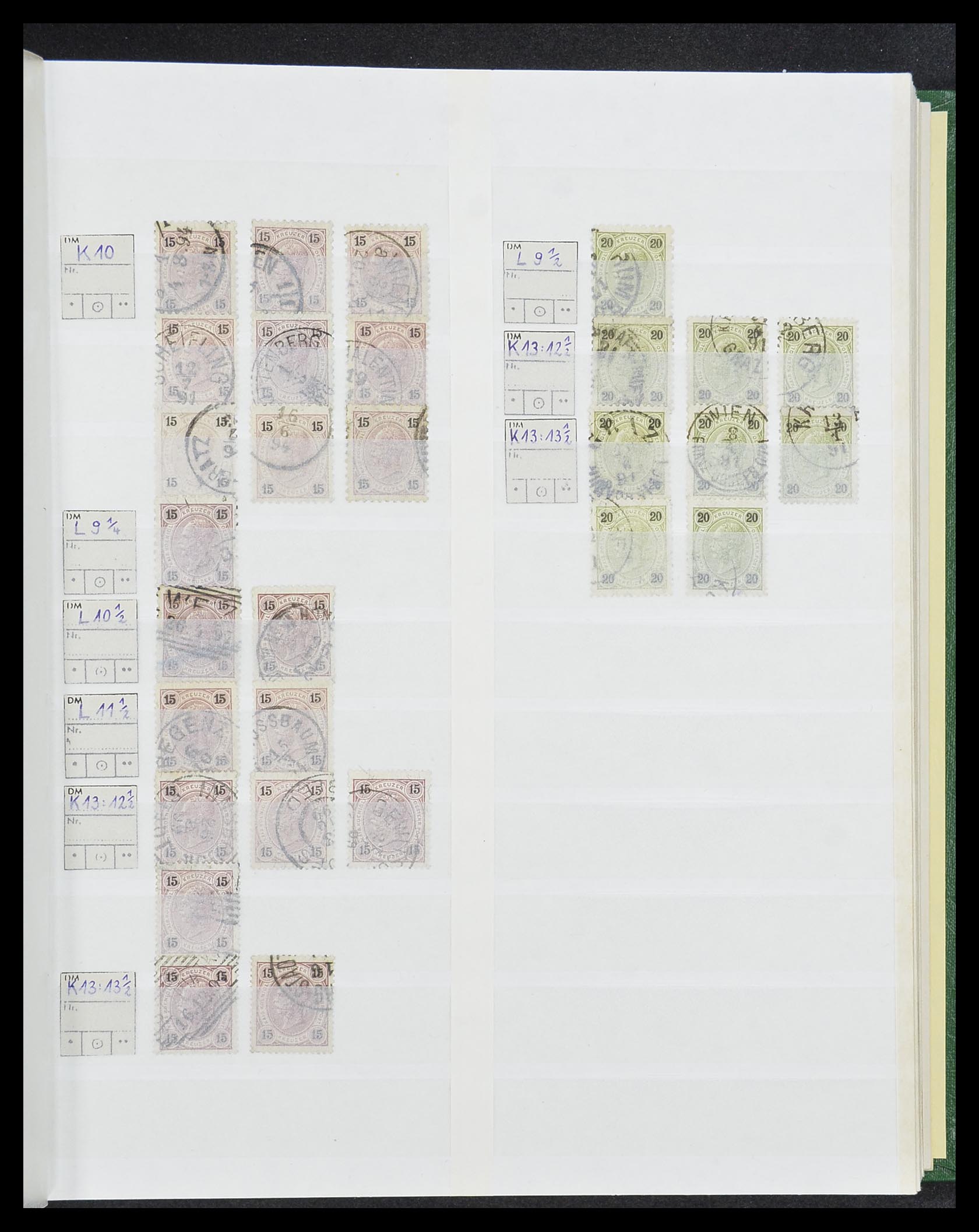 33800 017 - Postzegelverzameling 33800 Oostenrijk 1850-1914.