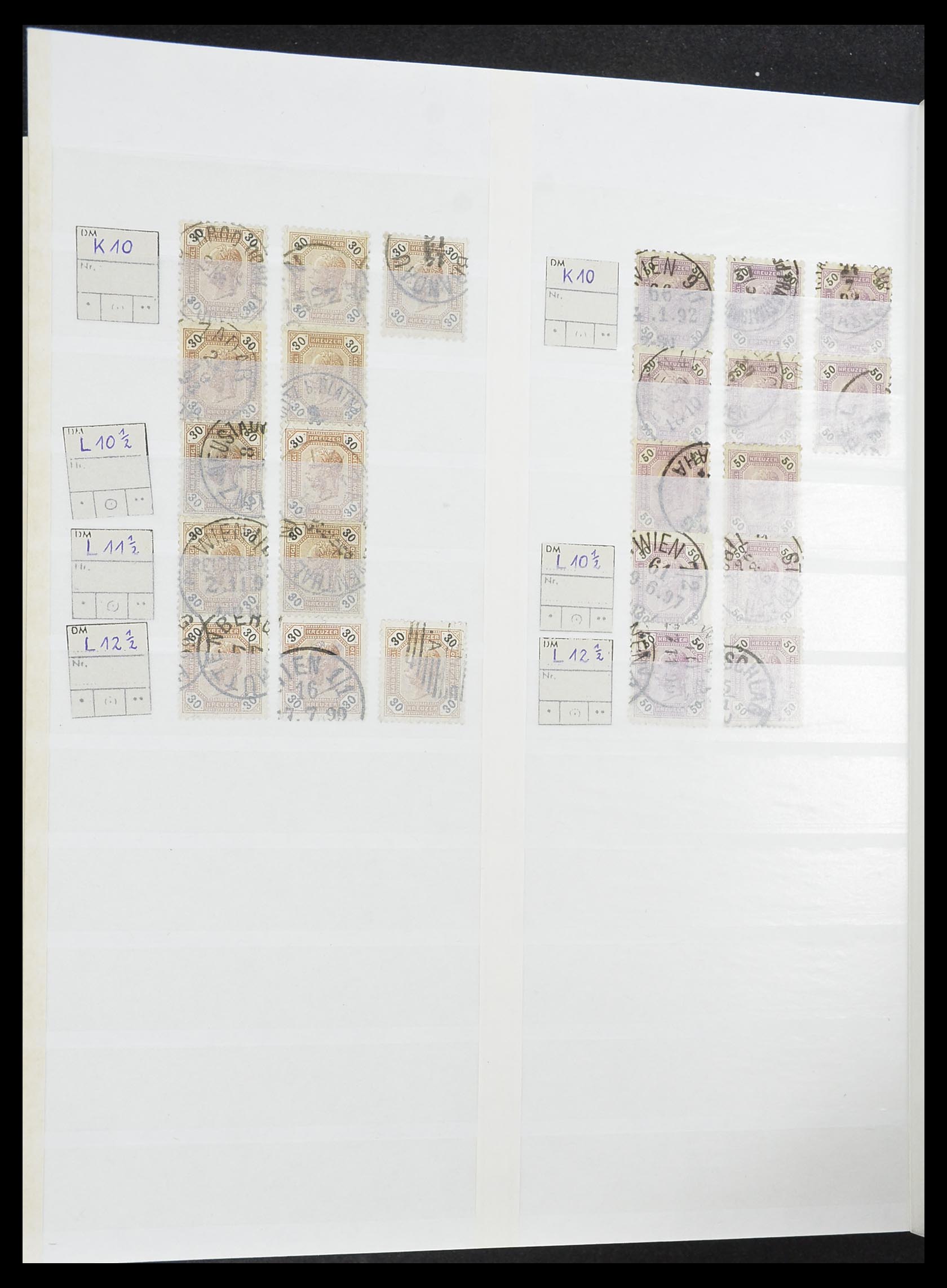 33800 022 - Postzegelverzameling 33800 Oostenrijk 1850-1914.