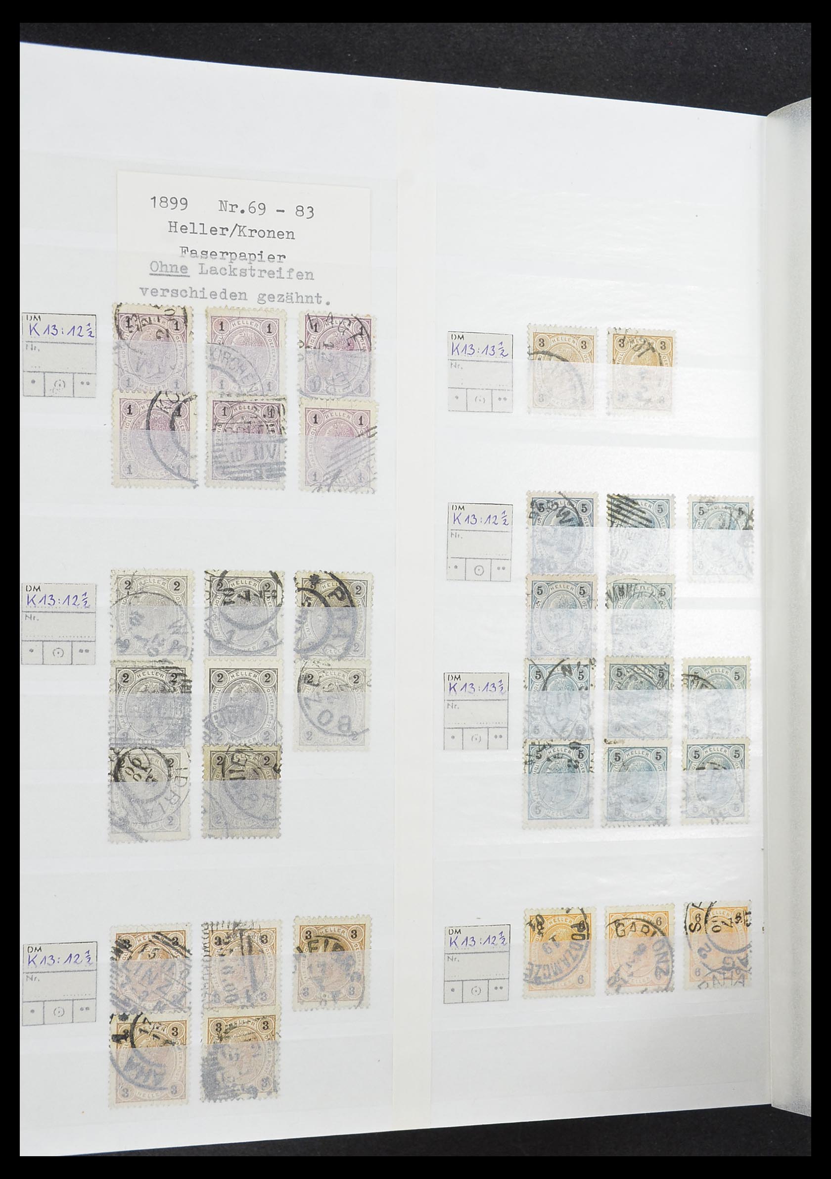 33800 024 - Postzegelverzameling 33800 Oostenrijk 1850-1914.