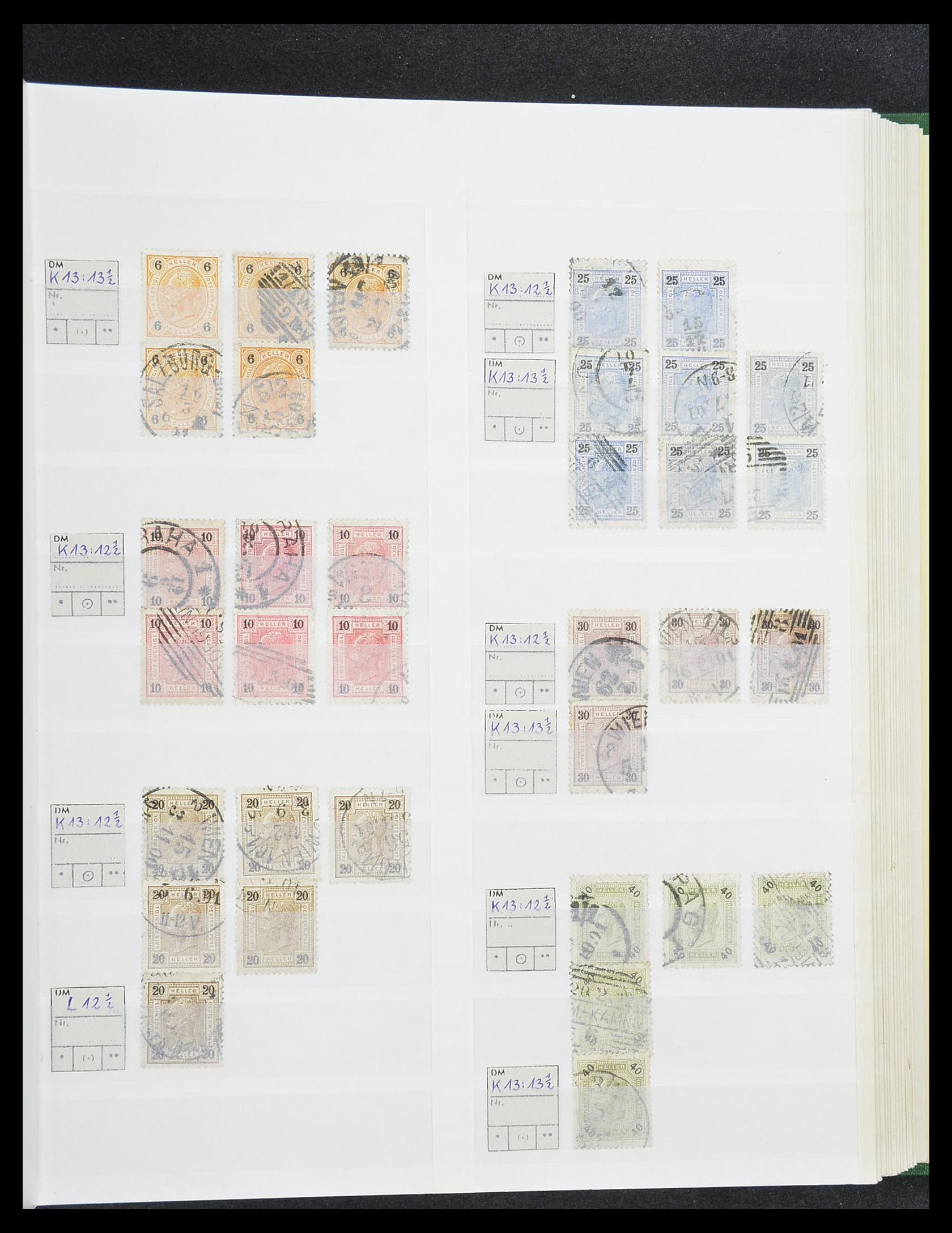 33800 025 - Postzegelverzameling 33800 Oostenrijk 1850-1914.