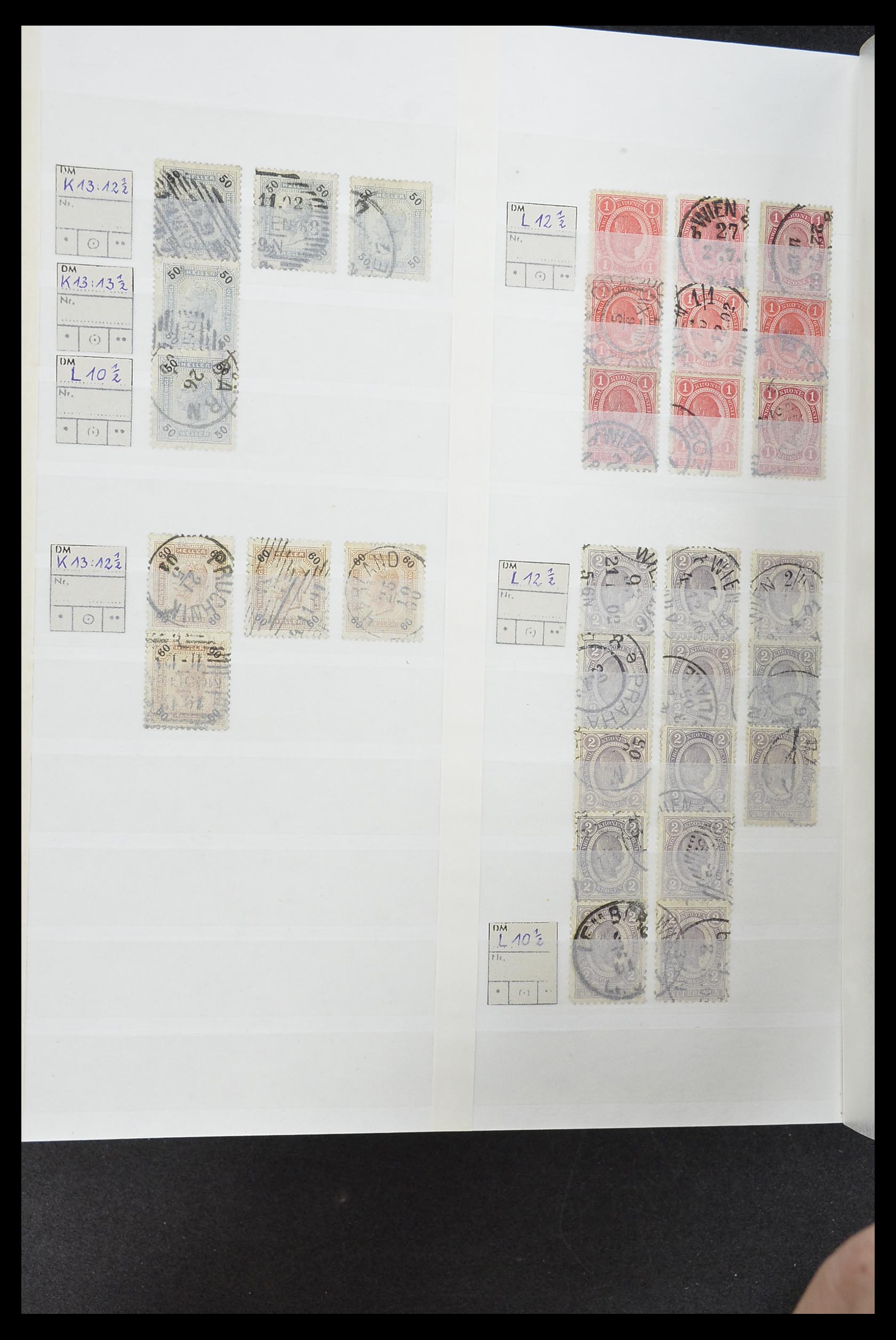 33800 026 - Postzegelverzameling 33800 Oostenrijk 1850-1914.